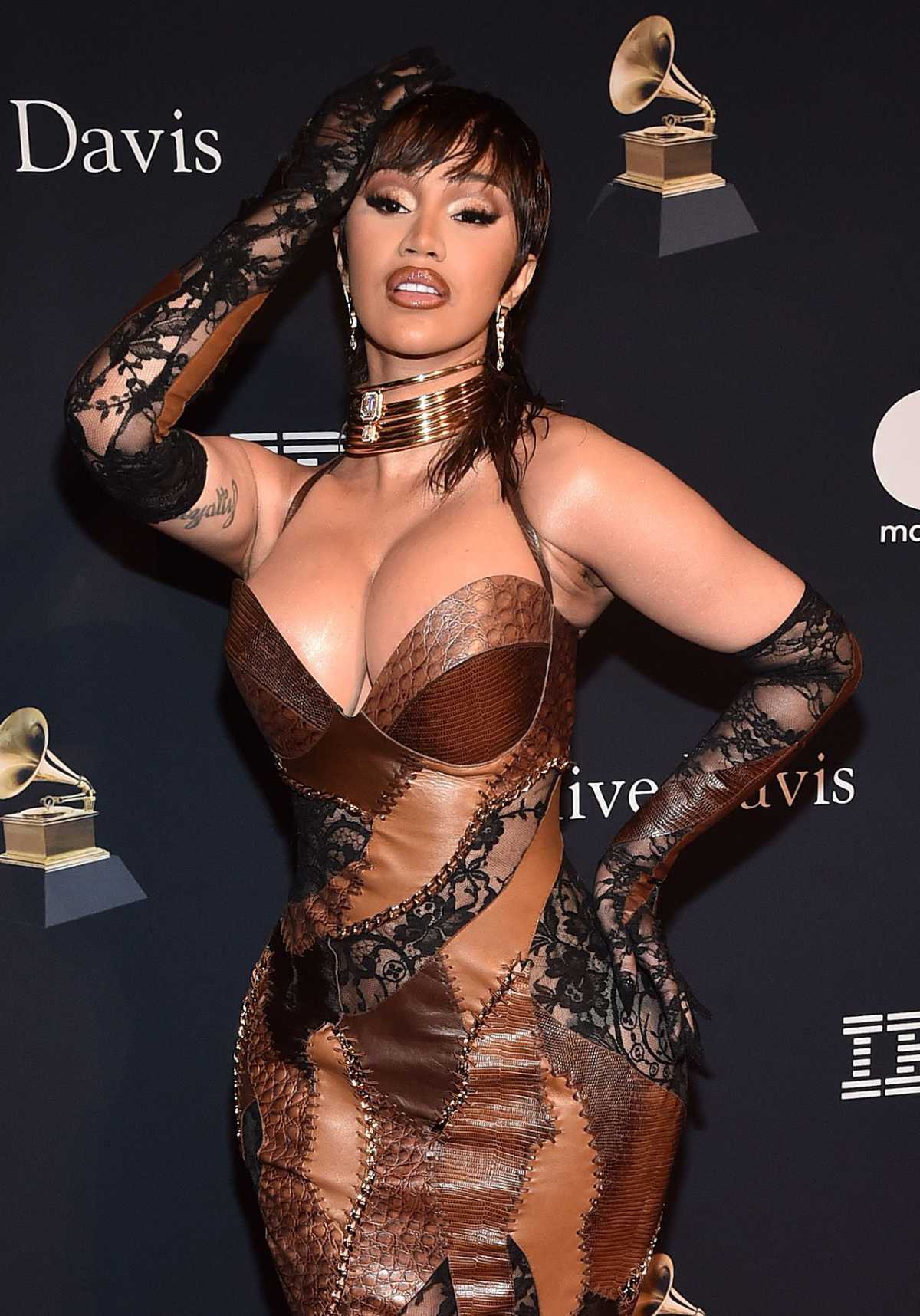 Celebrities In Messika Paris At The 65th Annual Grammy Awards
