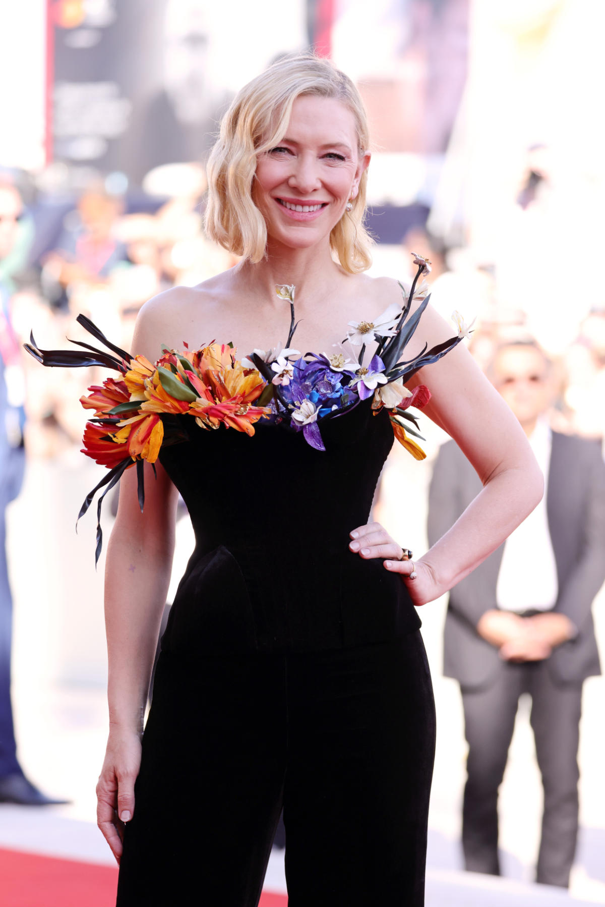 Cate Blanchett In Schiaparelli Haute Couture At The 79th Venice International Film Festival