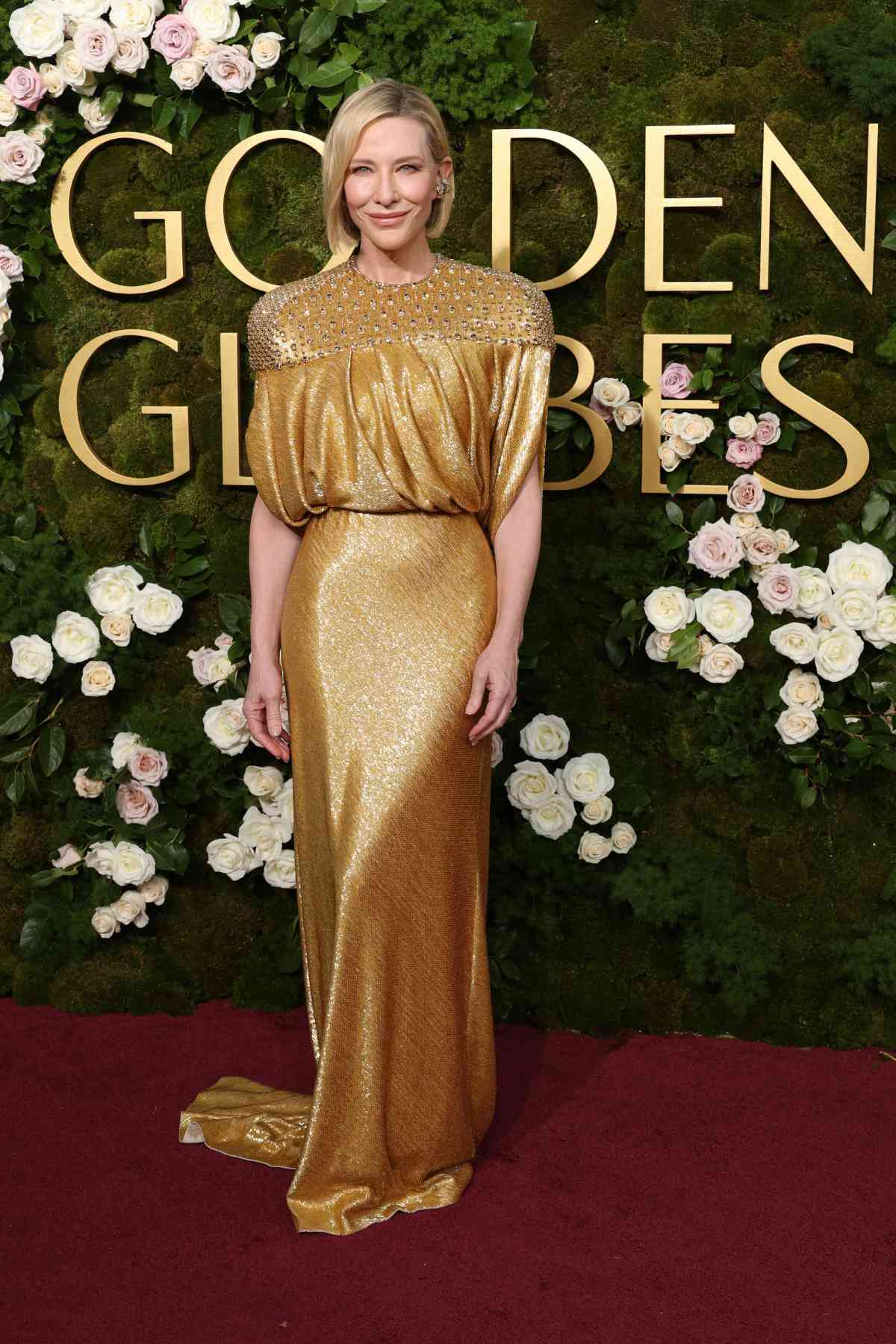 Cate Blanchett In Custom Louis Vuitton At The 82nd Golden Globe Awards