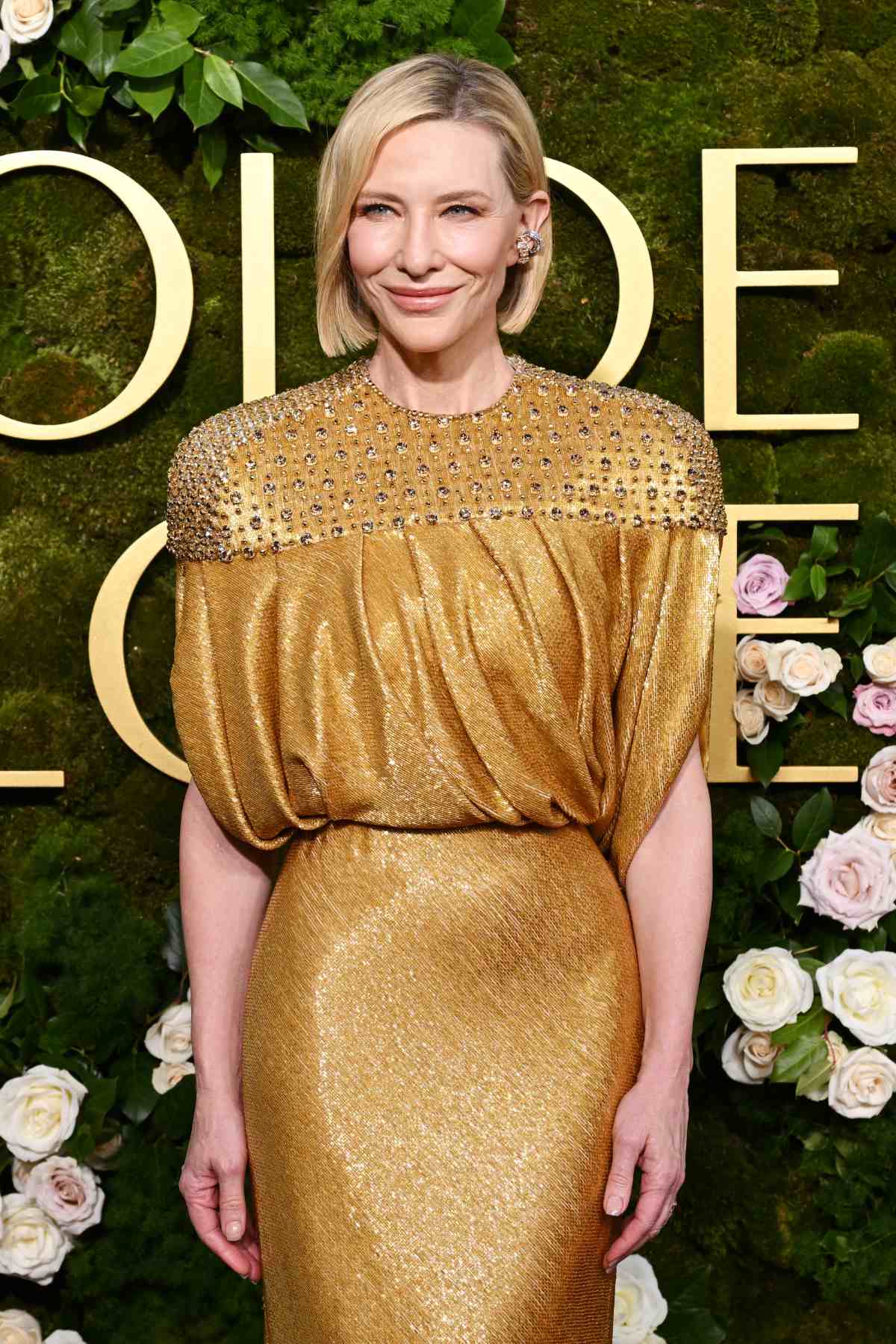 Cate Blanchett In Custom Louis Vuitton At The 82nd Golden Globe Awards