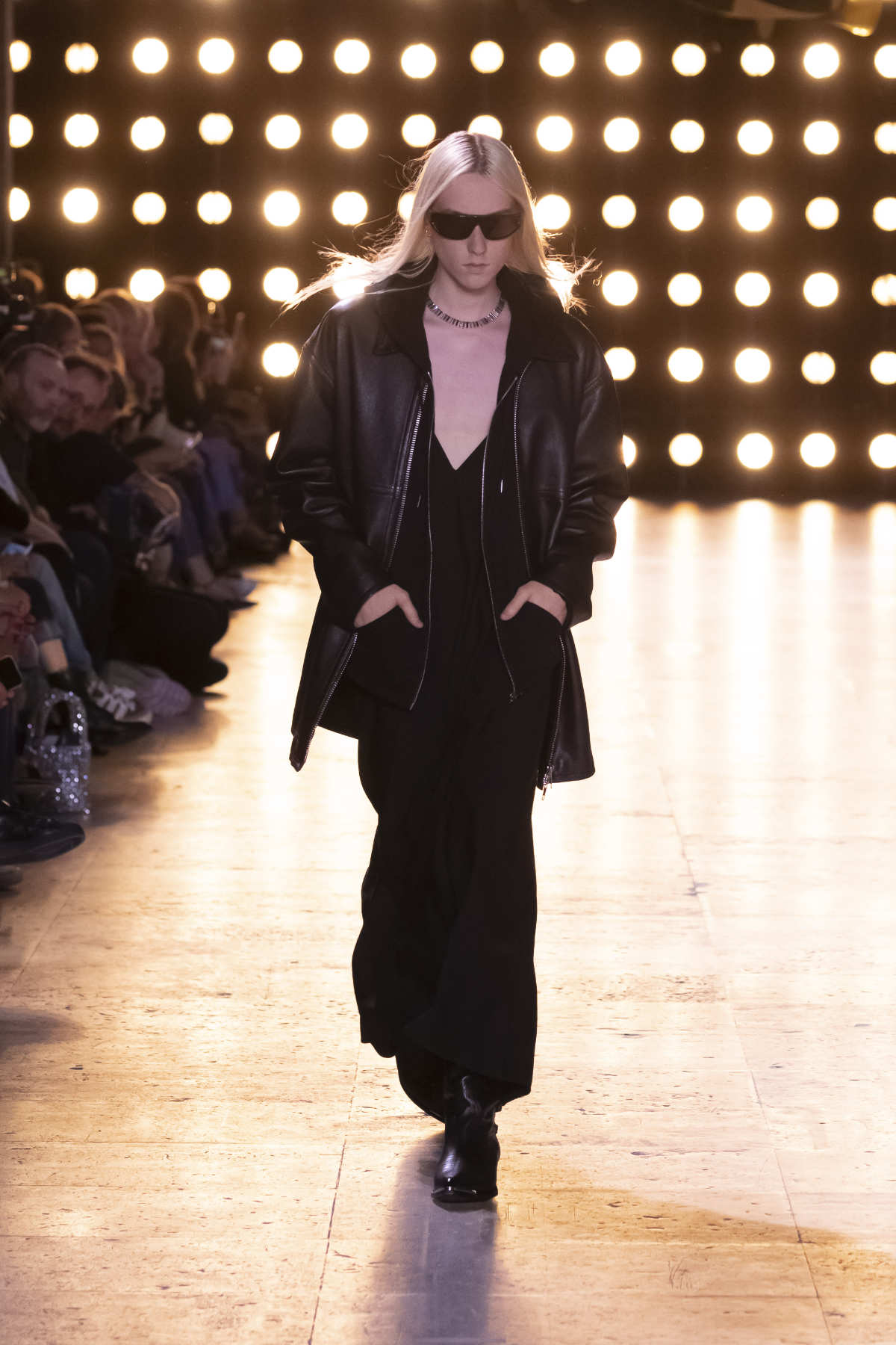 LVMH on X: Named “Dysfunctional Bauhaus”, @Celine Men's Spring/ Summer  2023, was presented at the Palais de Tokyo where Hedi Slimane, introduced a  bold fusion of rock and Parisian elegance with androgynous