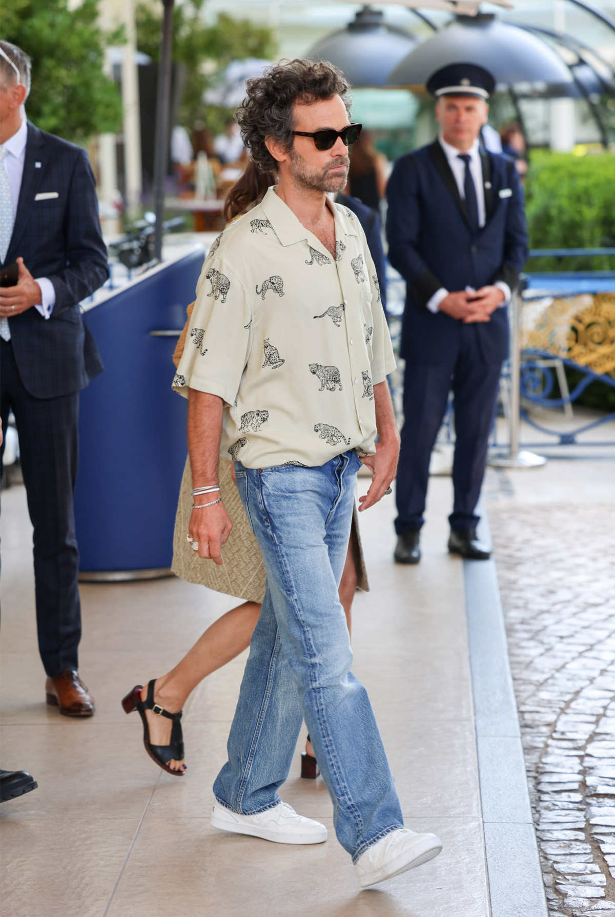 Romain Duris In Celine Homme During The 75th Annual Cannes Film Festival