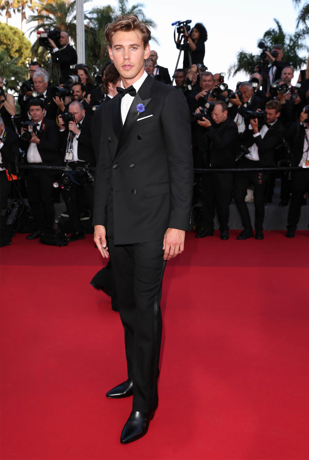 Austin Butler In CELINE HOMME During The 75th Cannes Film Festival