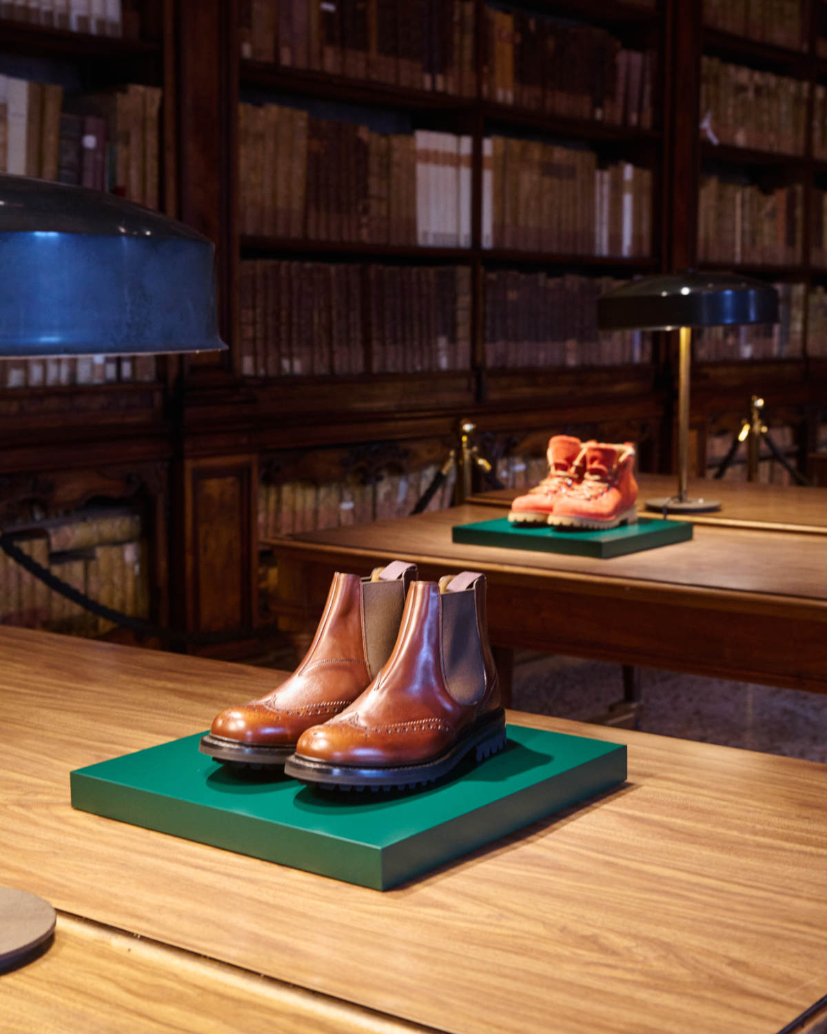 Church’s Unveiled Its New Autumn-Winter 2025 Collection In The Biblioteca Braidense