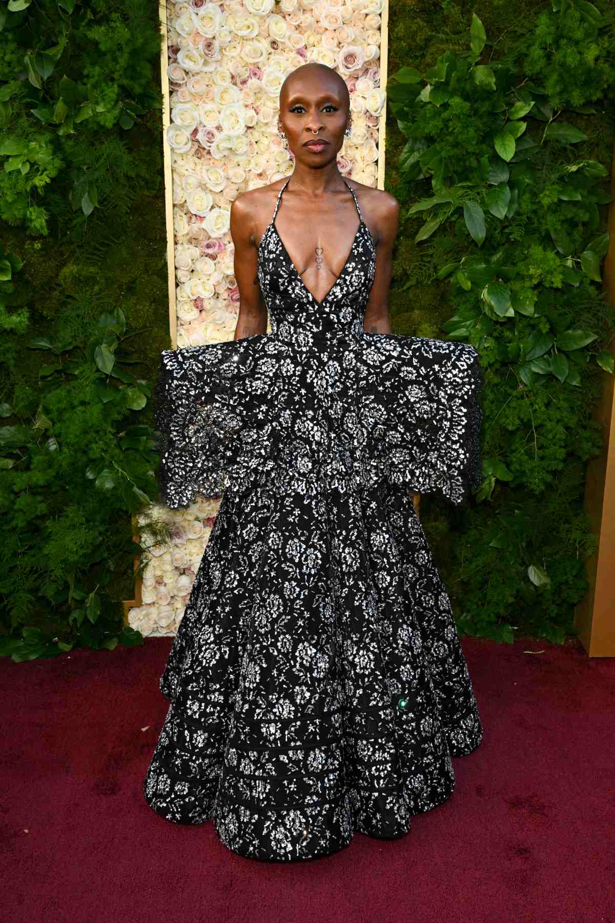 Cynthia Erivo In Louis Vuitton At The 82nd Golden Globe Awards