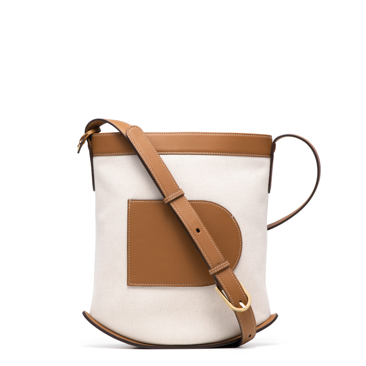 Delvaux Lingot in Canvas (Natural - Tan)