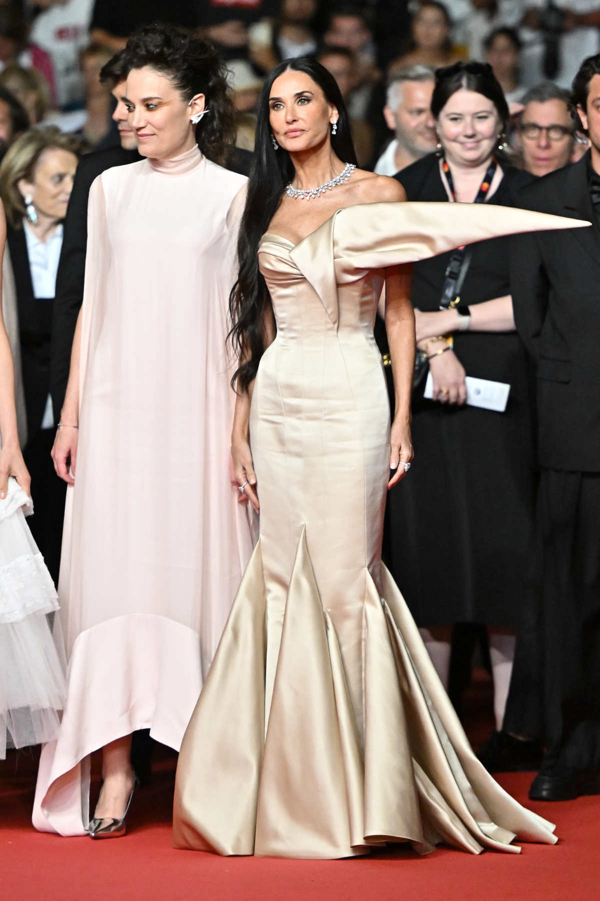 Demi Moore In Schiaparelli At The 77th Annual Cannes Film Festival