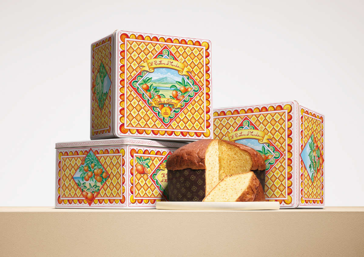 Dolce&Gabbana And Fiasconaro Introduce The Mandarin Panettone