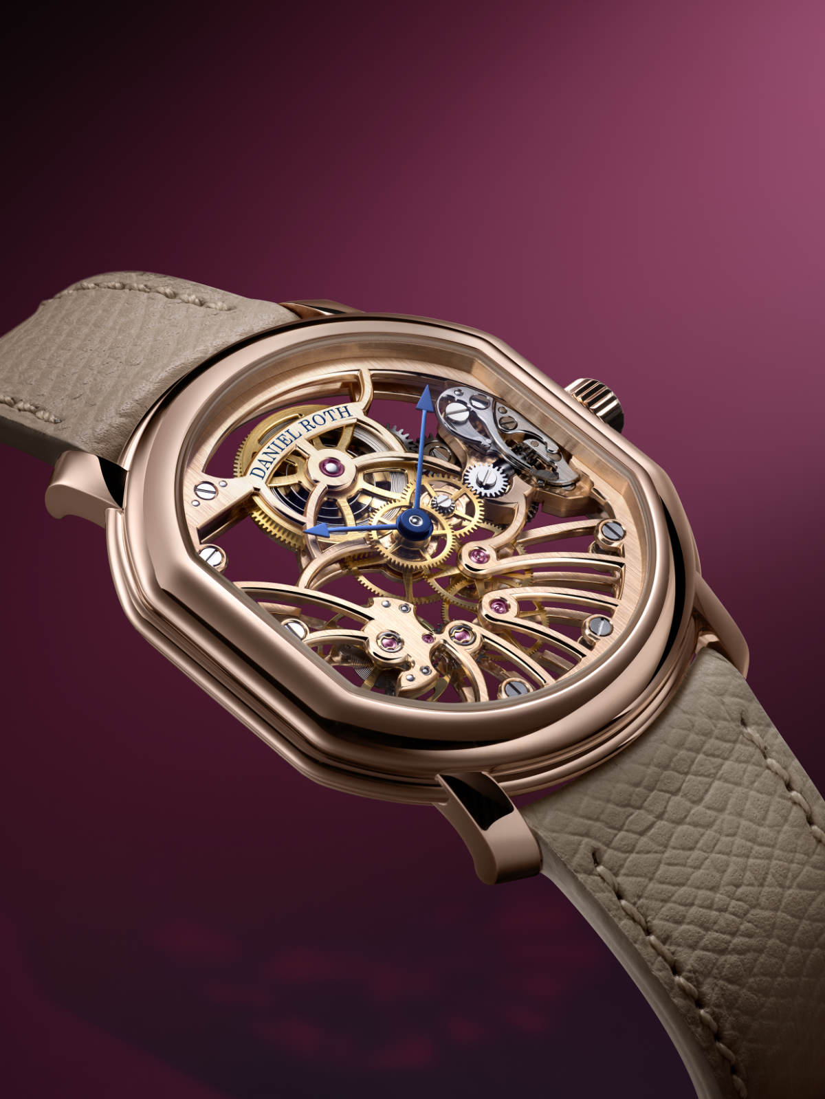 Daniel Roth Extra Plat Rose Gold Skeleton