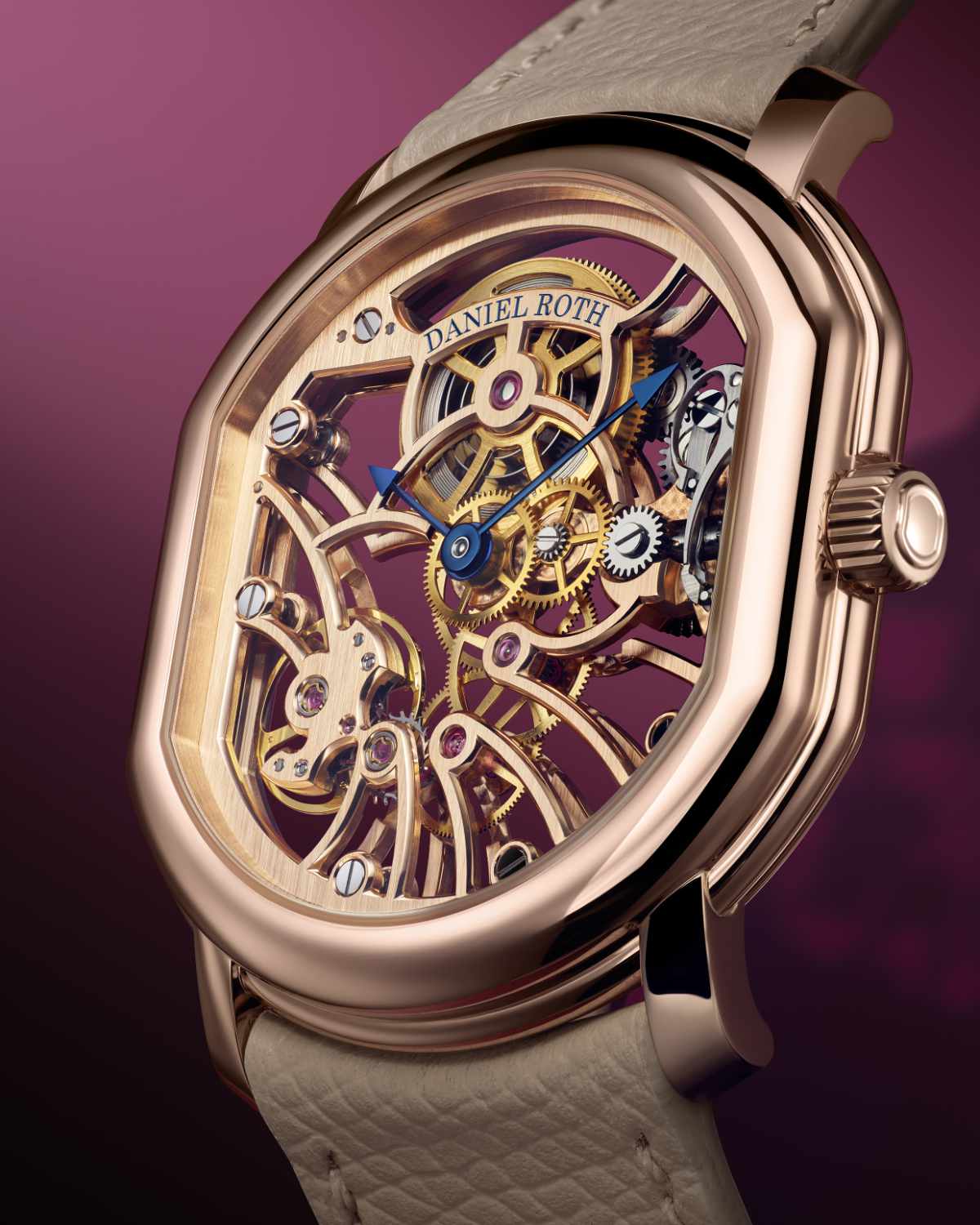 Daniel Roth Extra Plat Rose Gold Skeleton