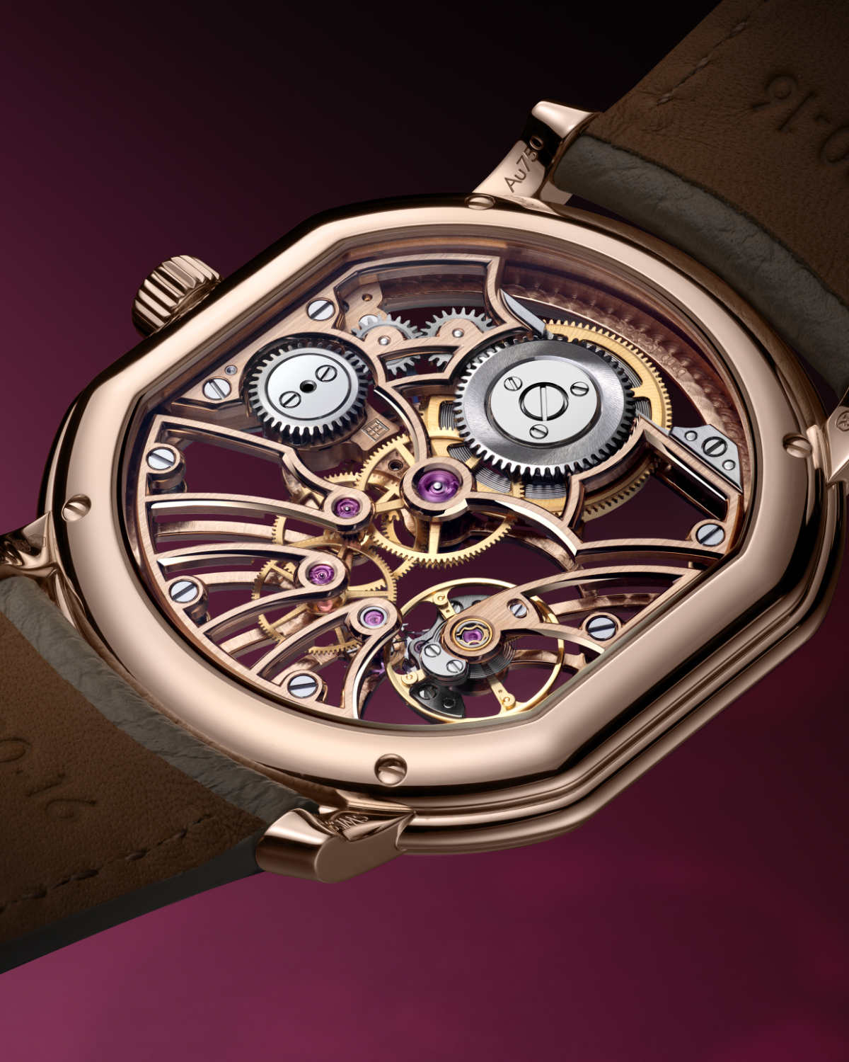 Daniel Roth Extra Plat Rose Gold Skeleton