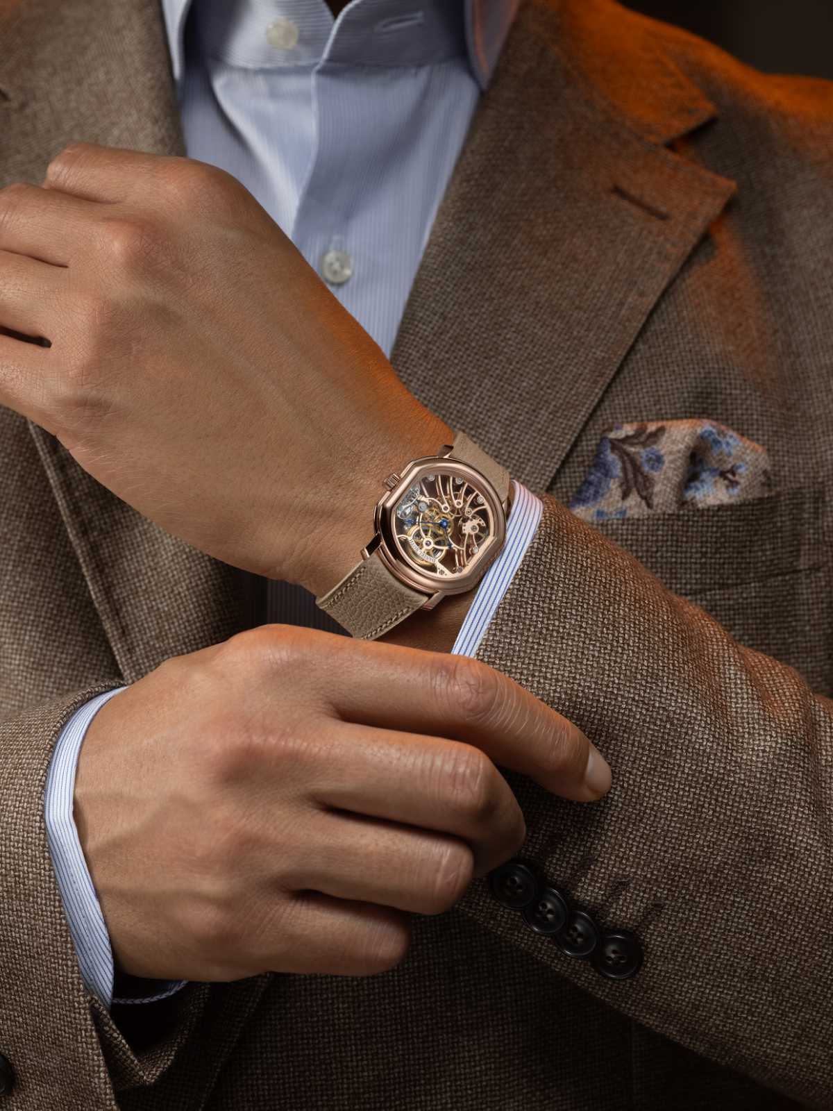 Daniel Roth Extra Plat Rose Gold Skeleton