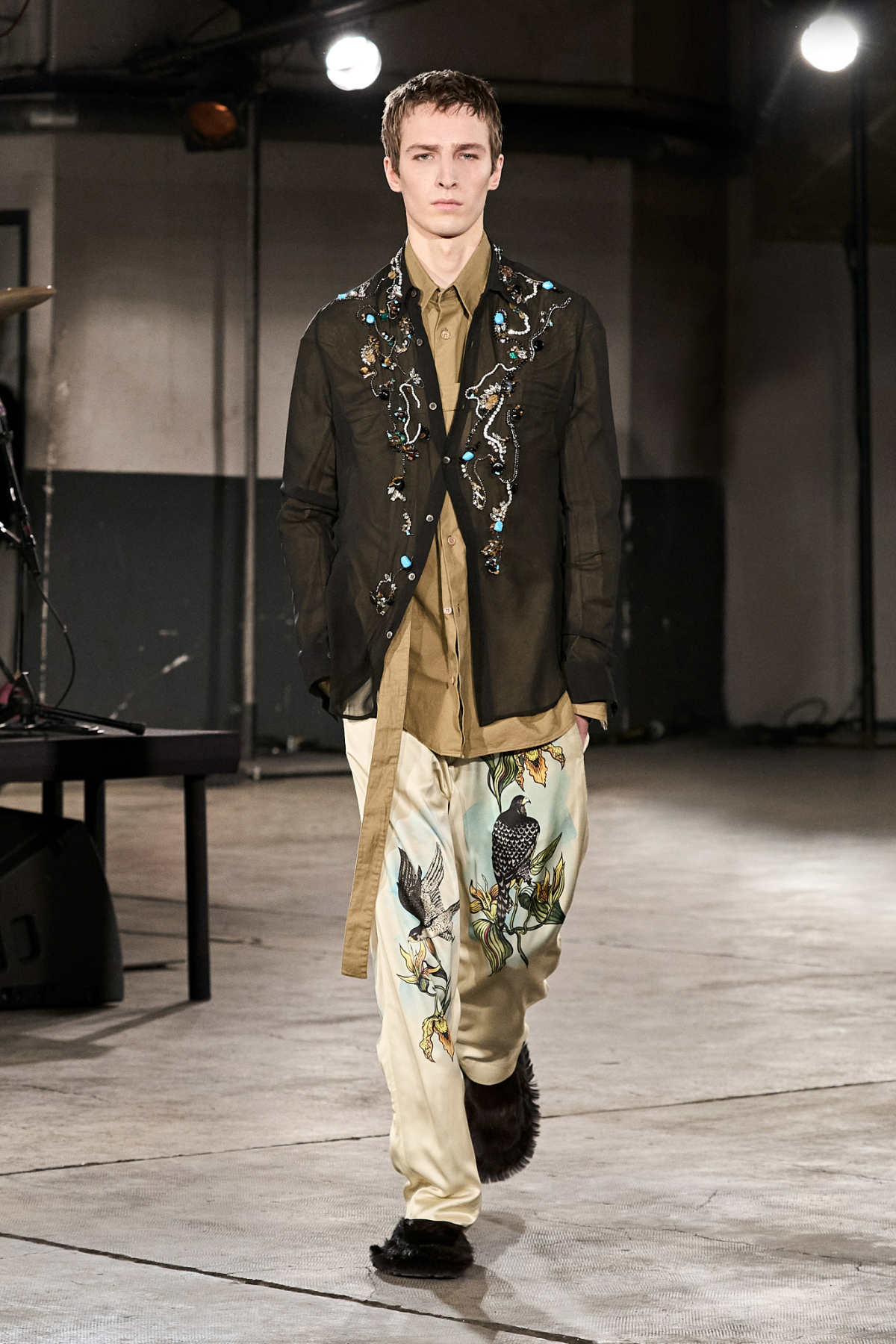 Dries Van Noten Presents His New Menswear Autumn/Winter 23/24 Collection