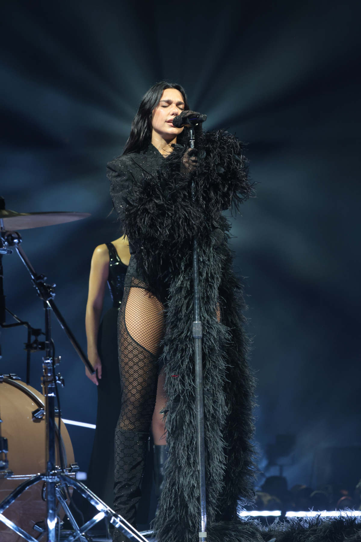 Dua Lipa Dazzles In Custom Gucci On Radical Optimism Tour In Toronto