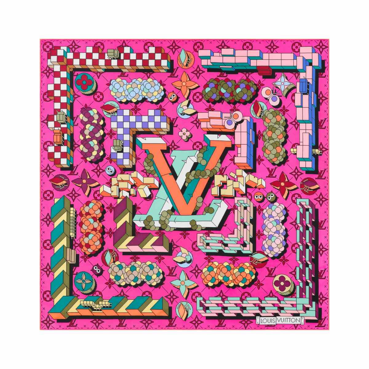 Louis Vuitton Presents LV Art Silk Squares, A New Collection Of Silk Scarves