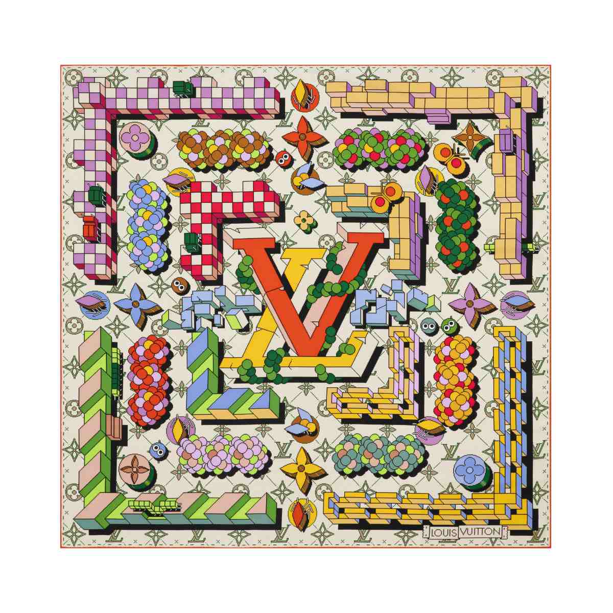 Louis Vuitton Presents LV Art Silk Squares, A New Collection Of Silk Scarves