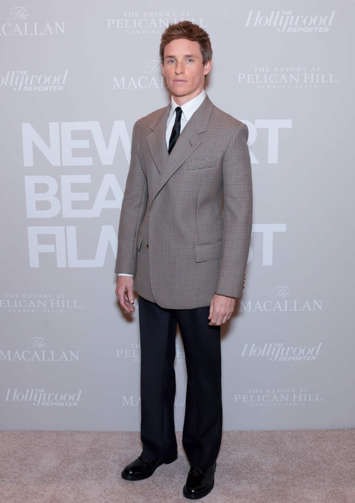 Eddie Redmayne In Dunhill To The Newport Beach Film Festival 2022