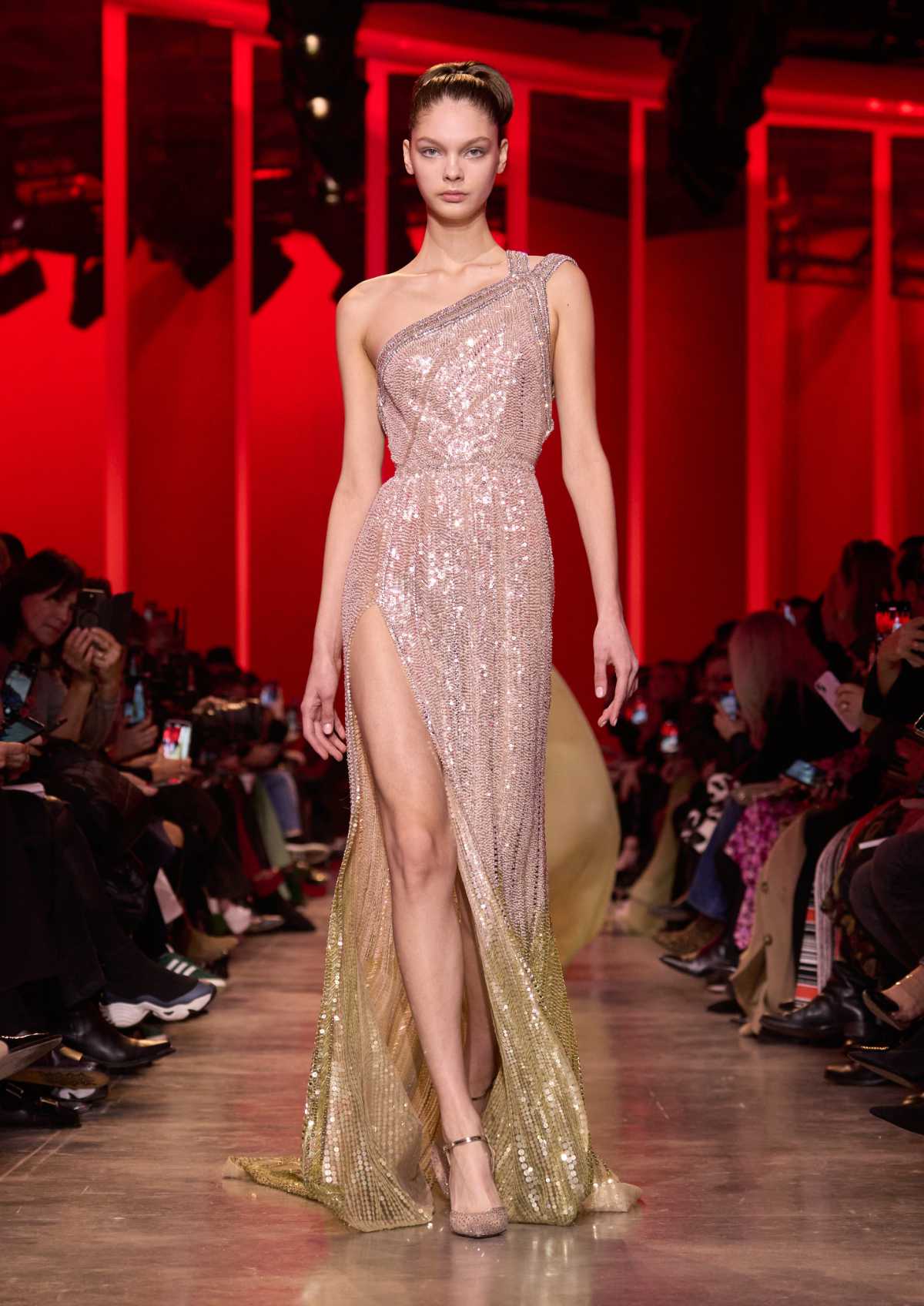 Elie Saab Presents His New Haute Couture Spring/Summer 2024 Collection: A Desert Rose