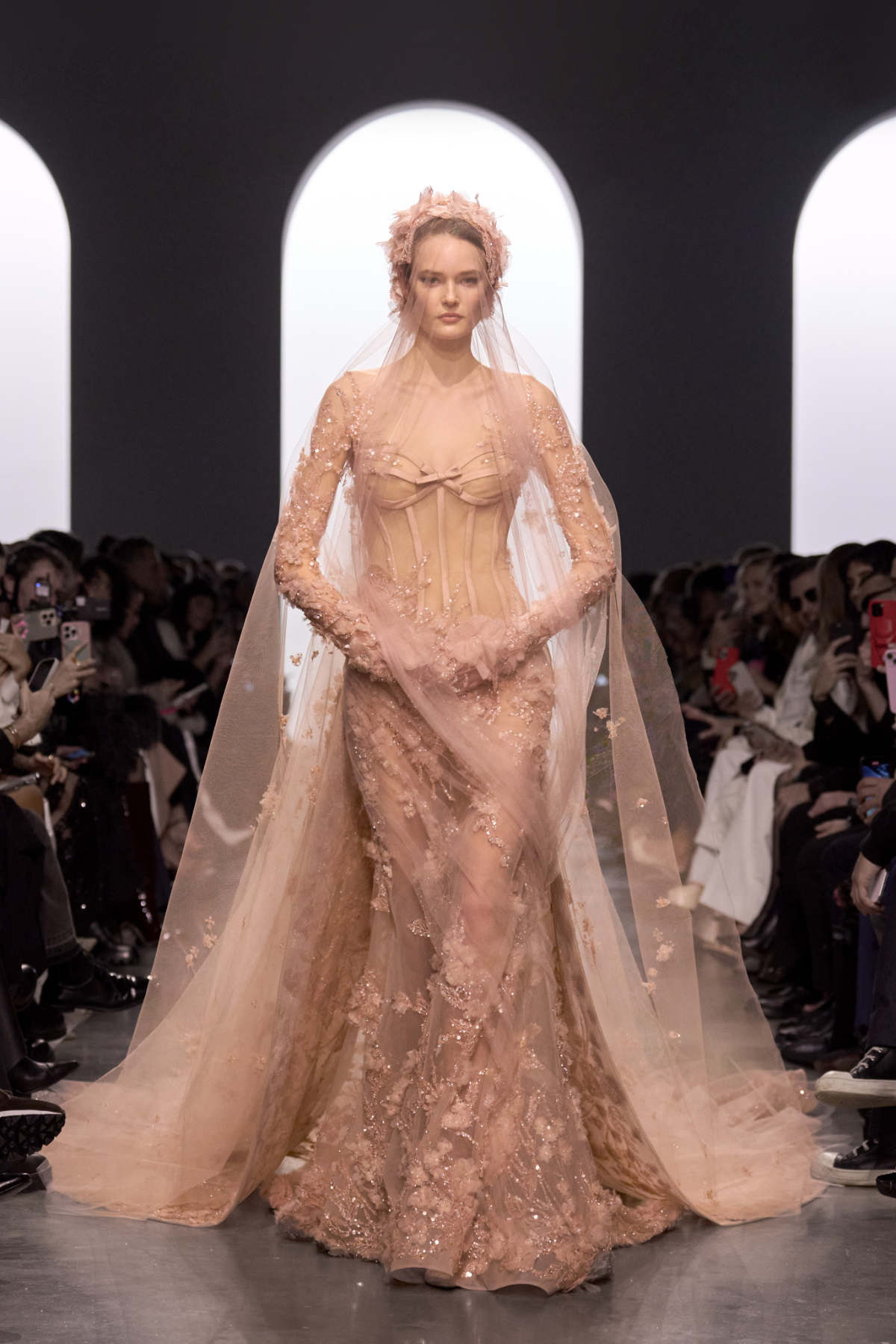 Elie Saab Presents His New Haute Couture Spring Summer 2025 Collection: Portrait Of A Dream