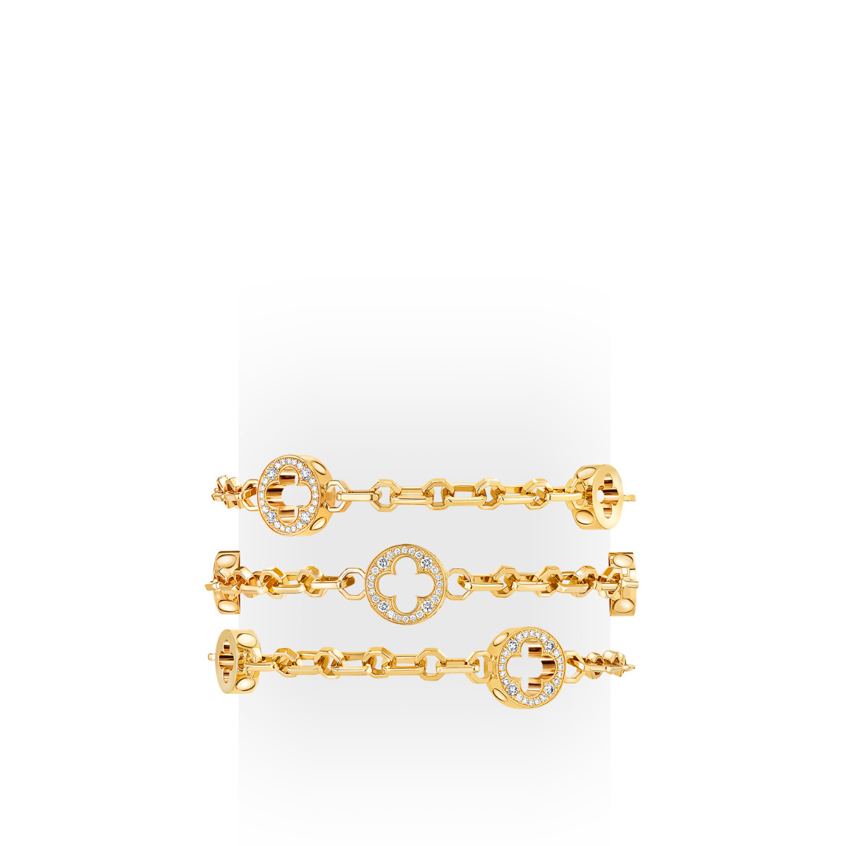 Louis Vuitton 18K Empreinte Bracelet - Black, 18K Rose Gold Station,  Bracelets - LOU724051