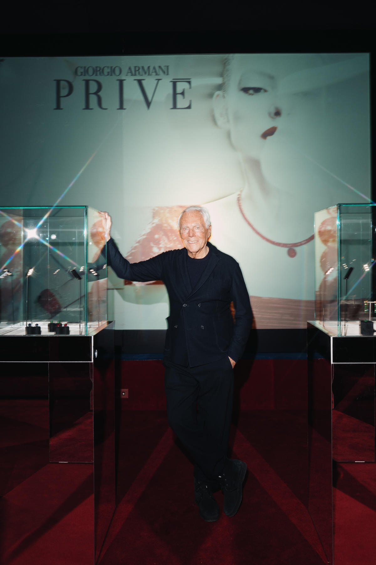 Giorgio Armani Presents The Giorgio Armani Privé Haute Joaillerie Collection In St. Moritz