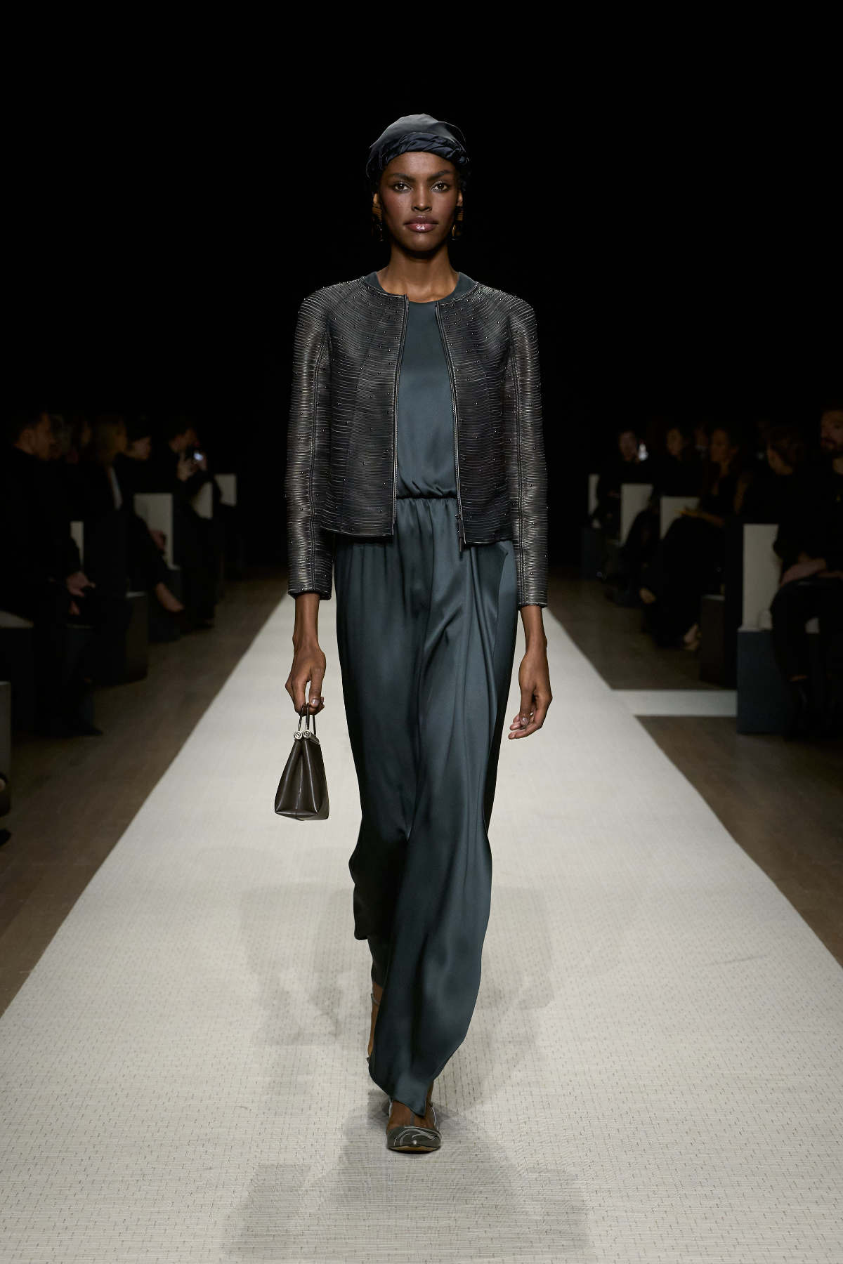 Giorgio Armani Presents His New Spring Summer 2025 Women's Collection: On A Journey