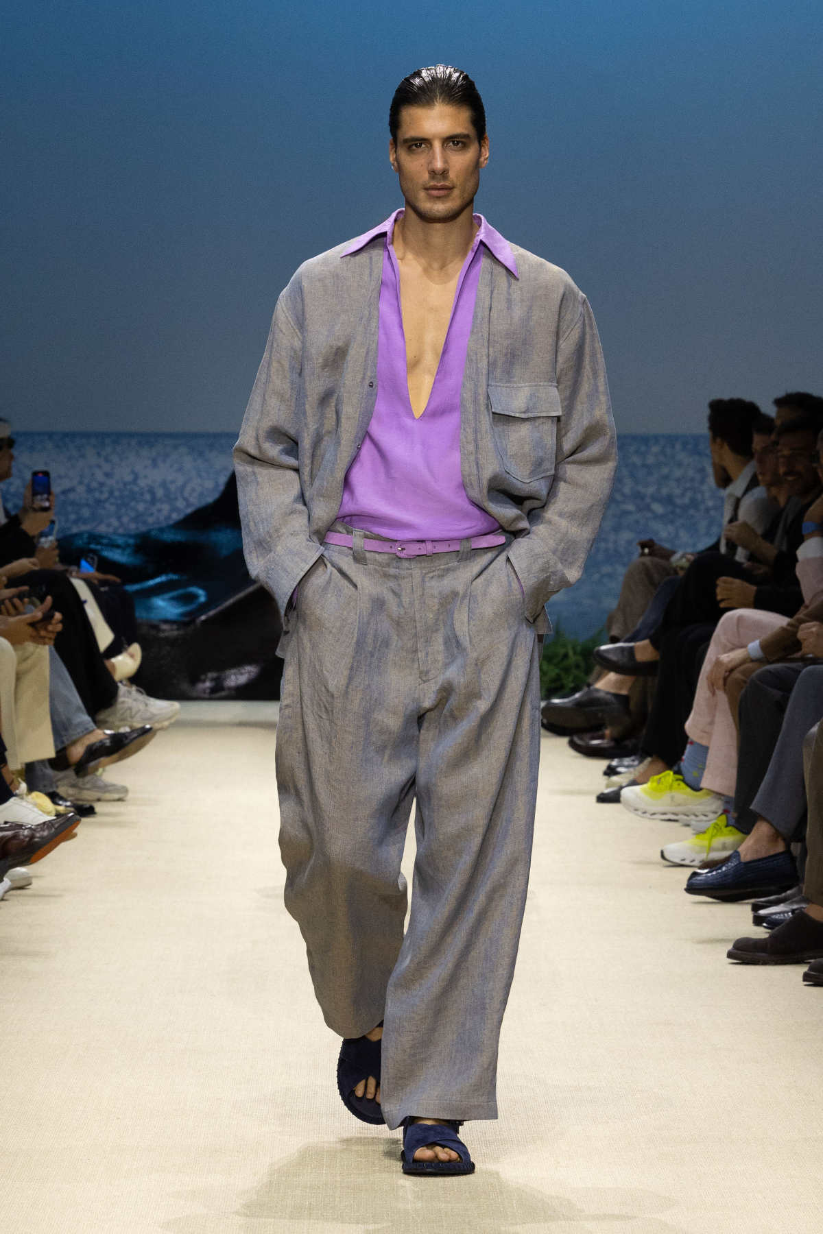 Giorgio Armani Presents His New Spring/Summer 2026 Men's Collection: With Signature Harmony
