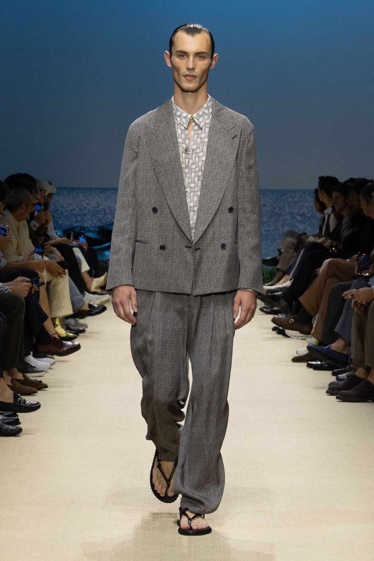 Giorgio Armani Presents His New Spring/Summer 2026 Men's Collection: With Signature Harmony