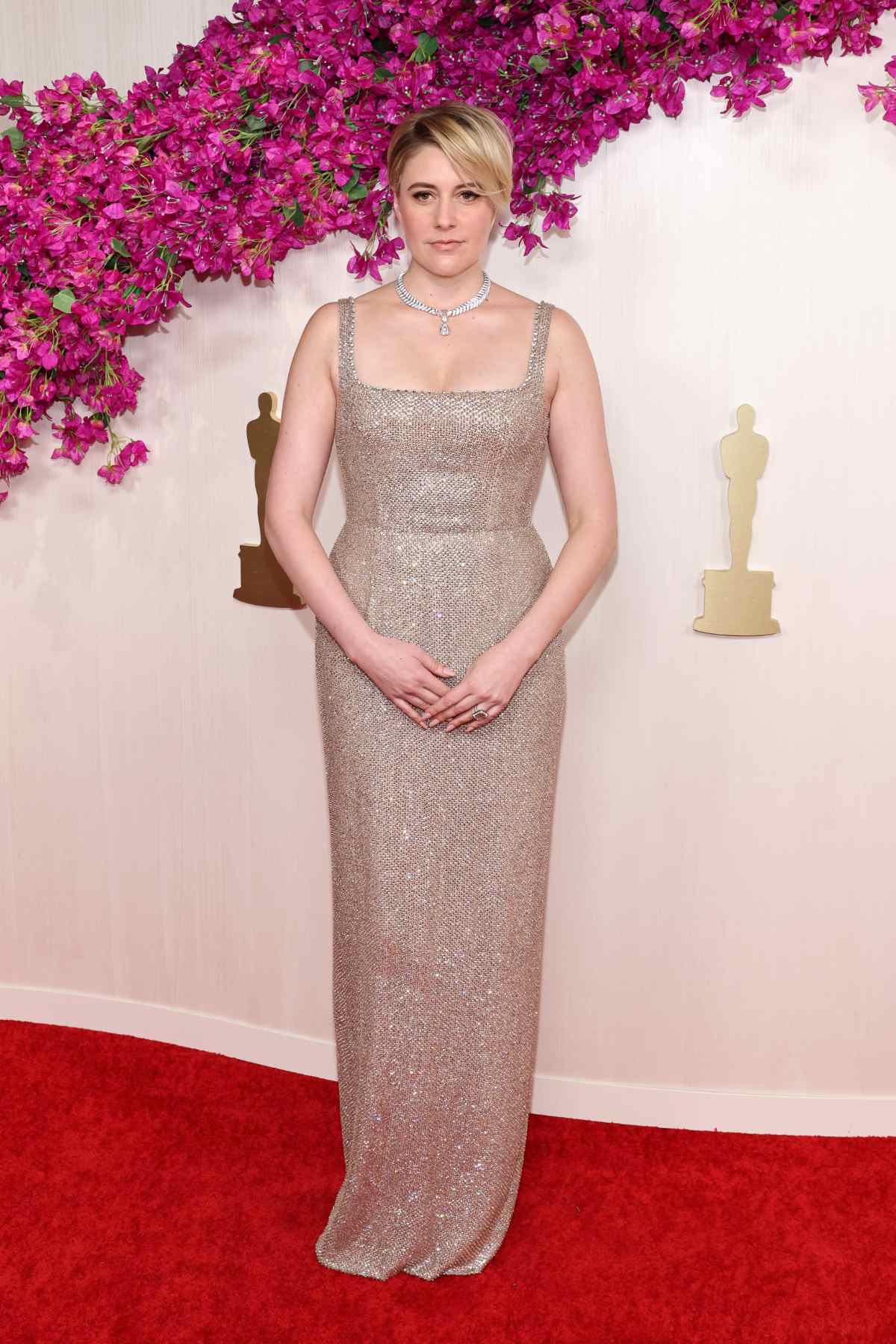 Greta Gerwig In Gucci At The 96th Annual Academy Awards