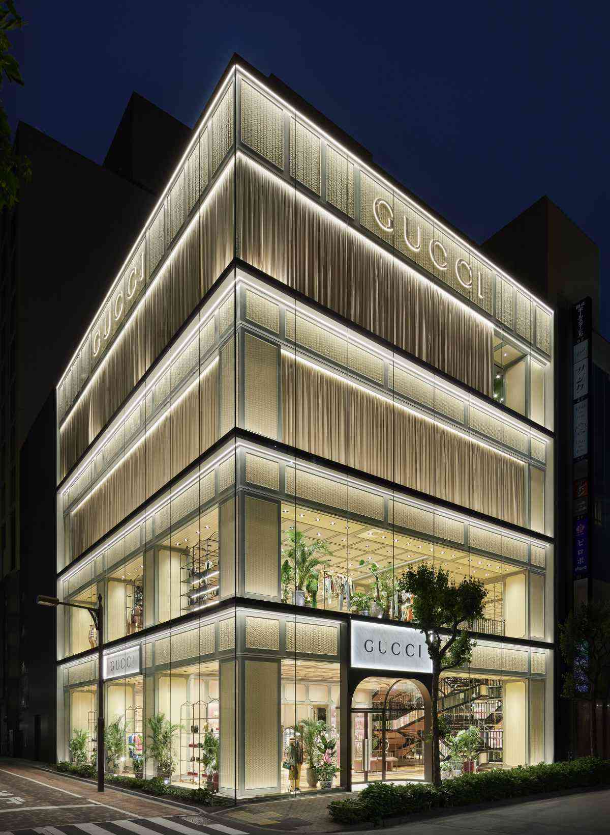 Gucci Announced The Opening Of Its Namiki Flagship Store