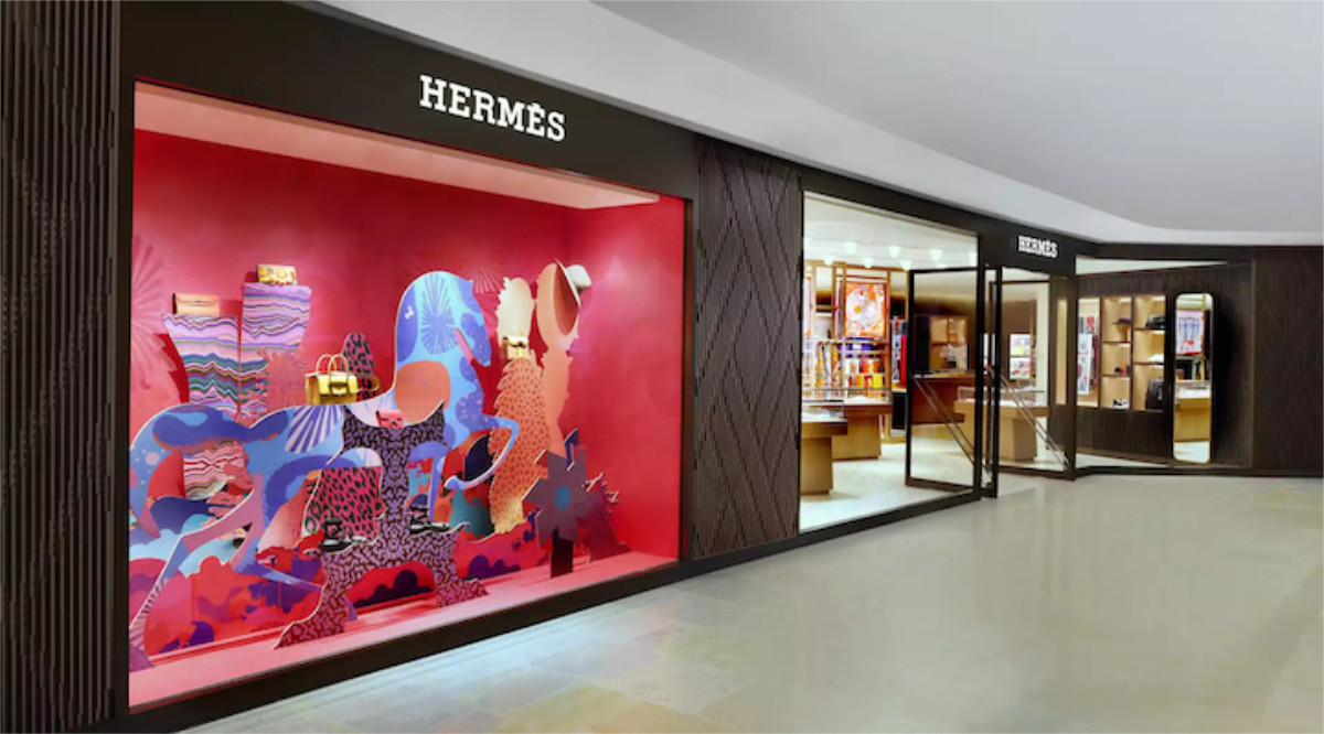 Hermès Reopens Its Store In Pacific Place Mall, Hong Kong