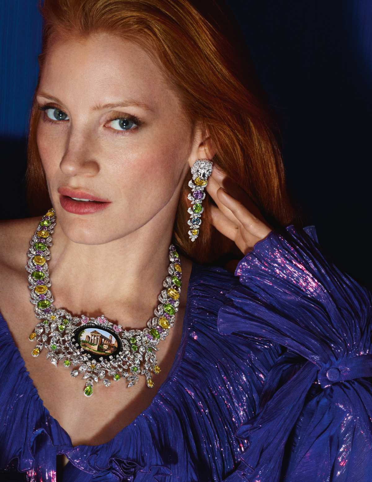 Jessica Chastain Stars In New Gucci High Jewelry Campaign