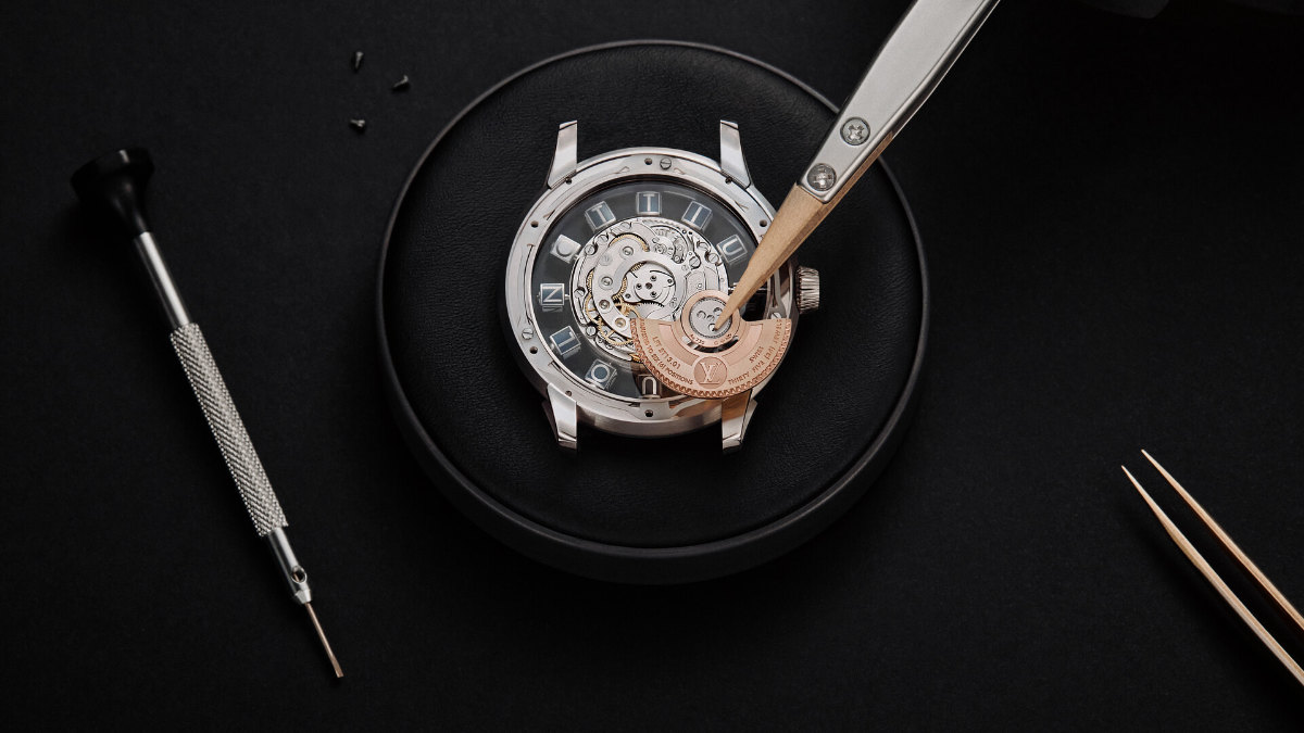 Louis Vuitton Introduces Its New Tambour Taiko Spin Time Watch