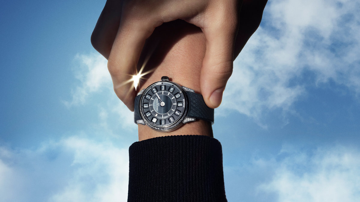 Louis Vuitton Introduces Its New Tambour Taiko Spin Time Watch