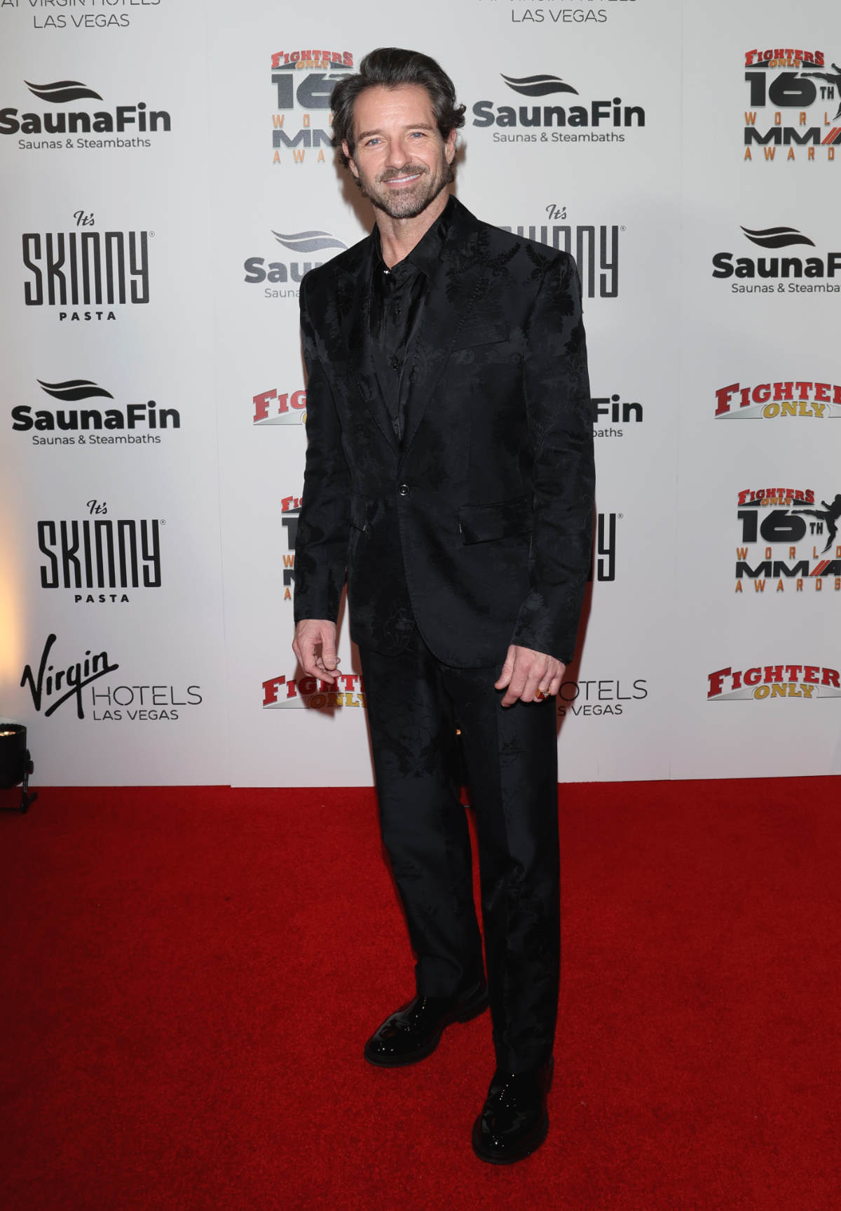 Ian Bohen In Roberto Cavalli Prefall 2024