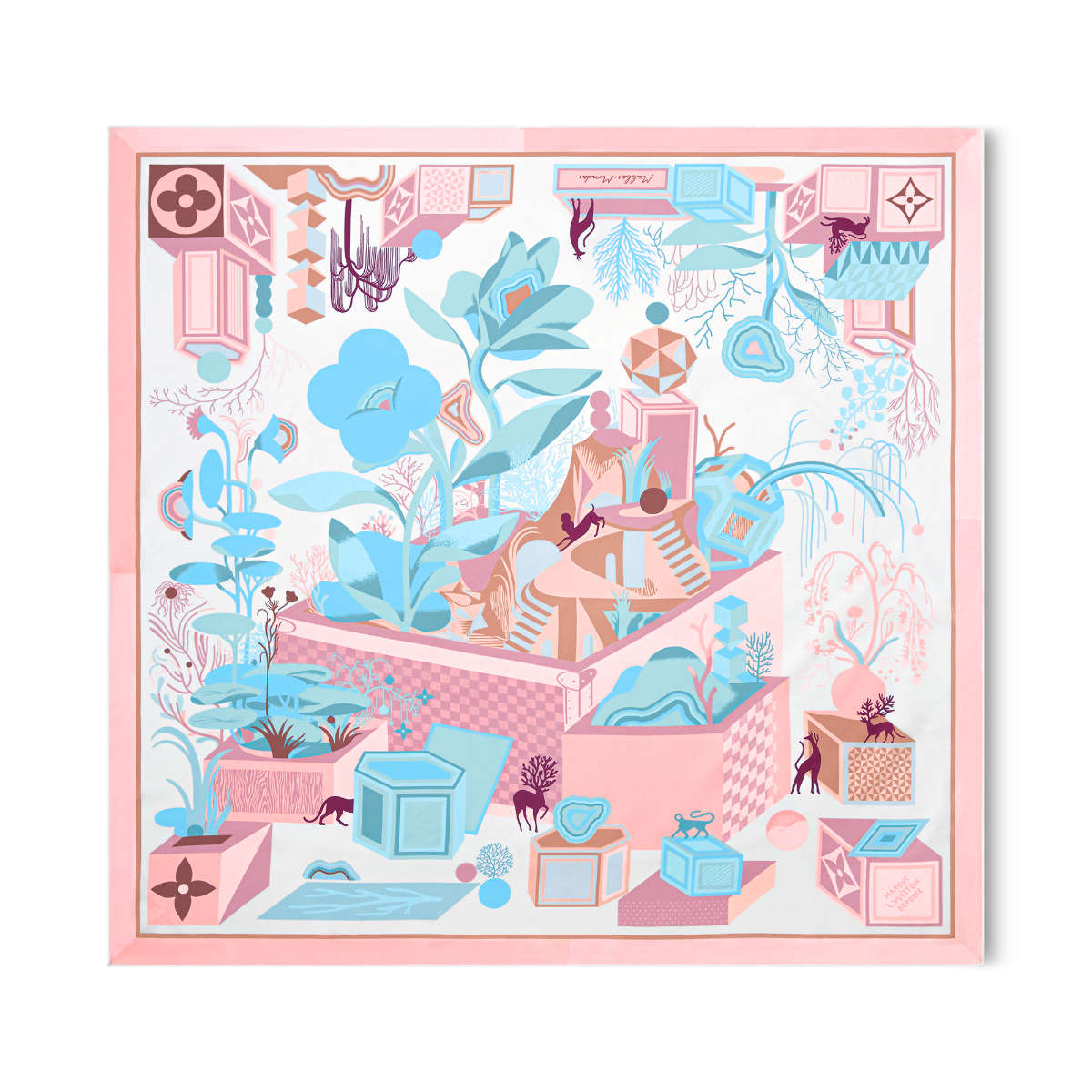 Louis Vuitton Presents LV Art Silk Squares, A New Collection Of Silk Scarves