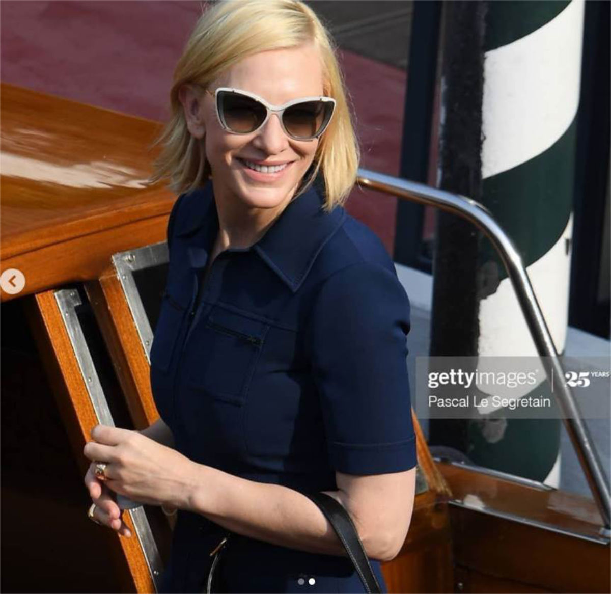 Alexander McQueen: Cate Blanchett wearing Alexander McQueen Eyewear