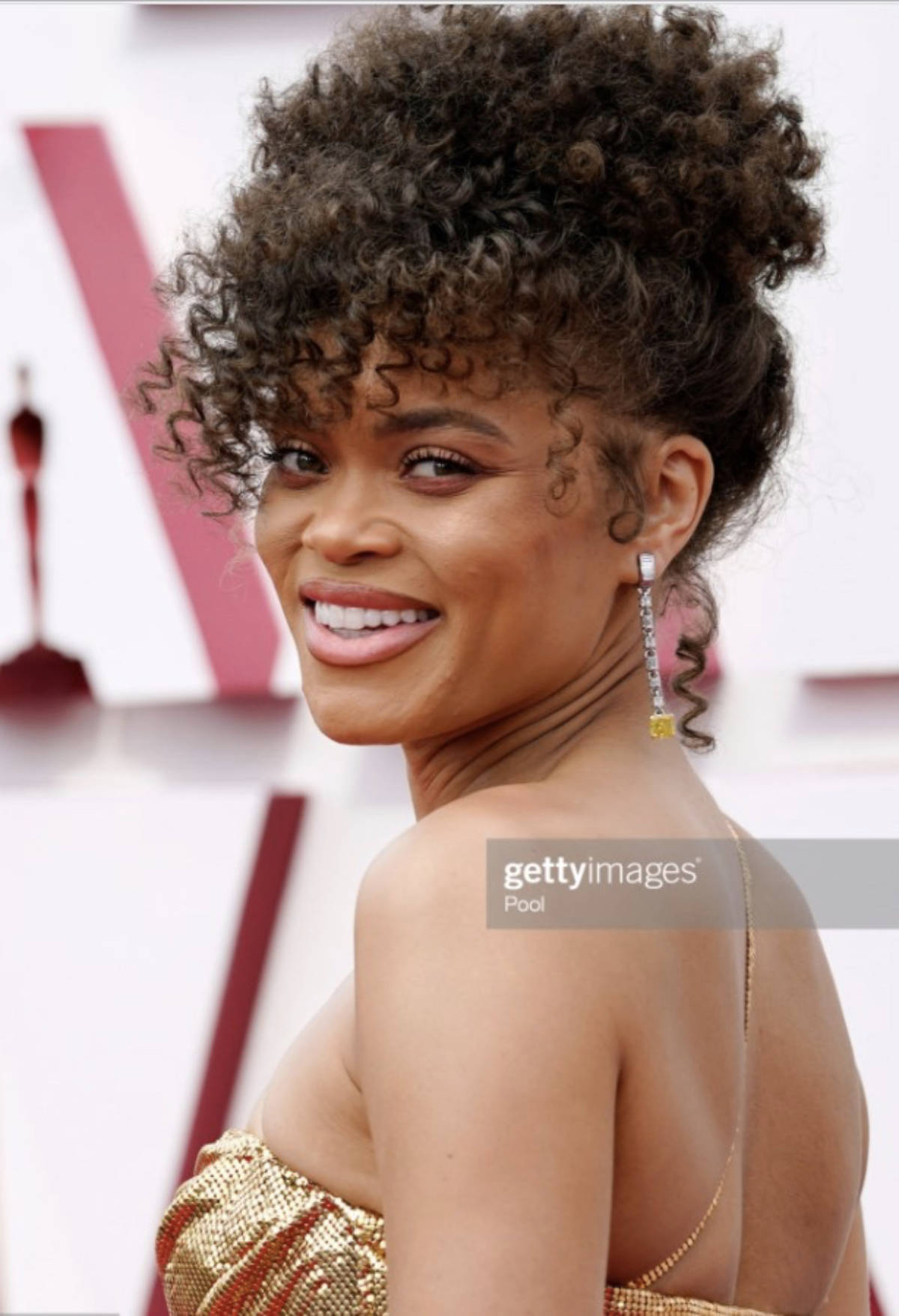 Andra Day In Over $2 Million Worth Of Tiffany & Co. Diamonds At The 2021 Academy Awards