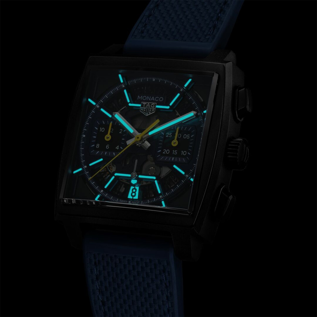 TAG Heuer Presents The TAG Heuer Monaco Chronograph In A New Dark Blue Rendition