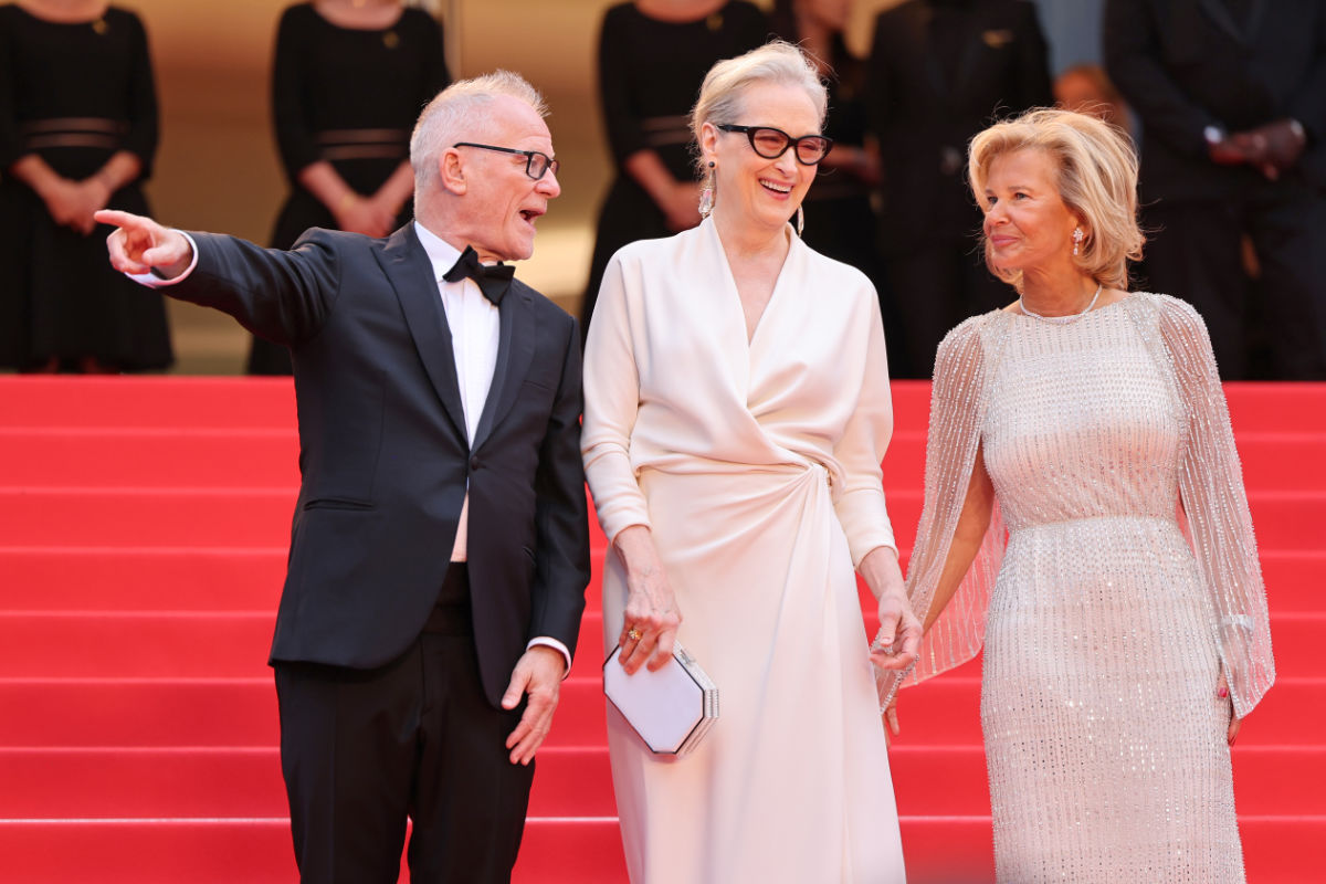 Iris Knobloch In Celine At The 77th Annual Cannes Film Festival
