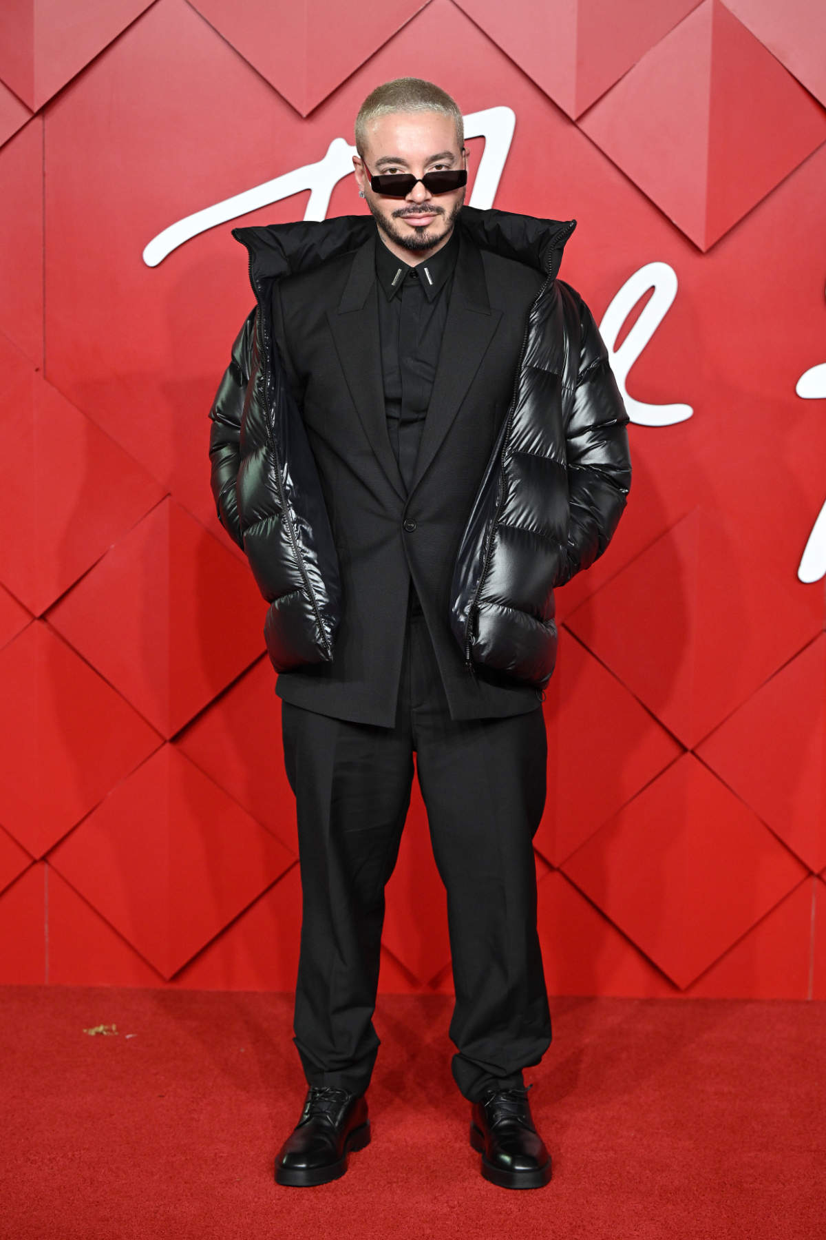 J. Balvin at the Men's Fall-Winter 2022 Show