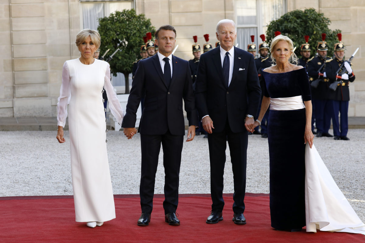 Jill Biden In Custom Schiaparelli Haute Couture