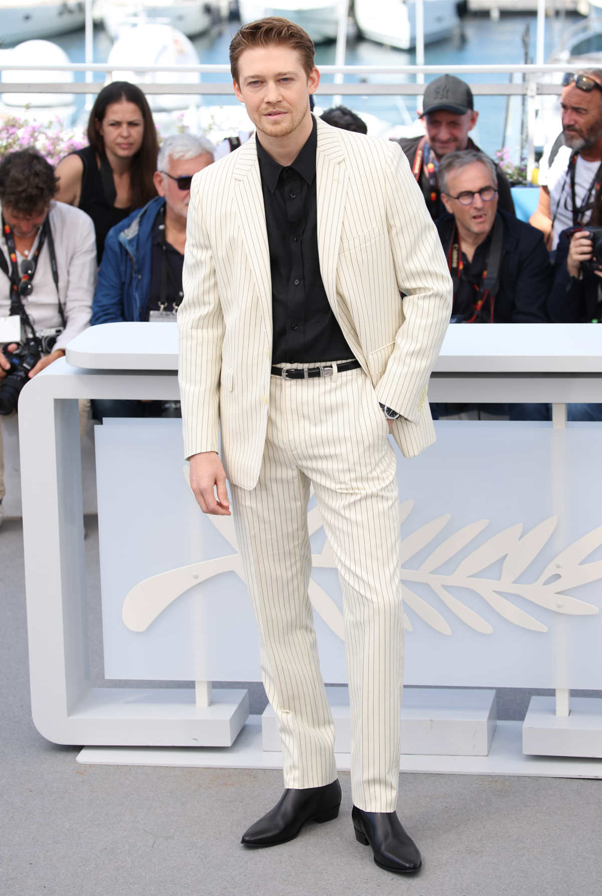 Joe Alwyn In Celine Homme At The 77th Annual Cannes Film Festival