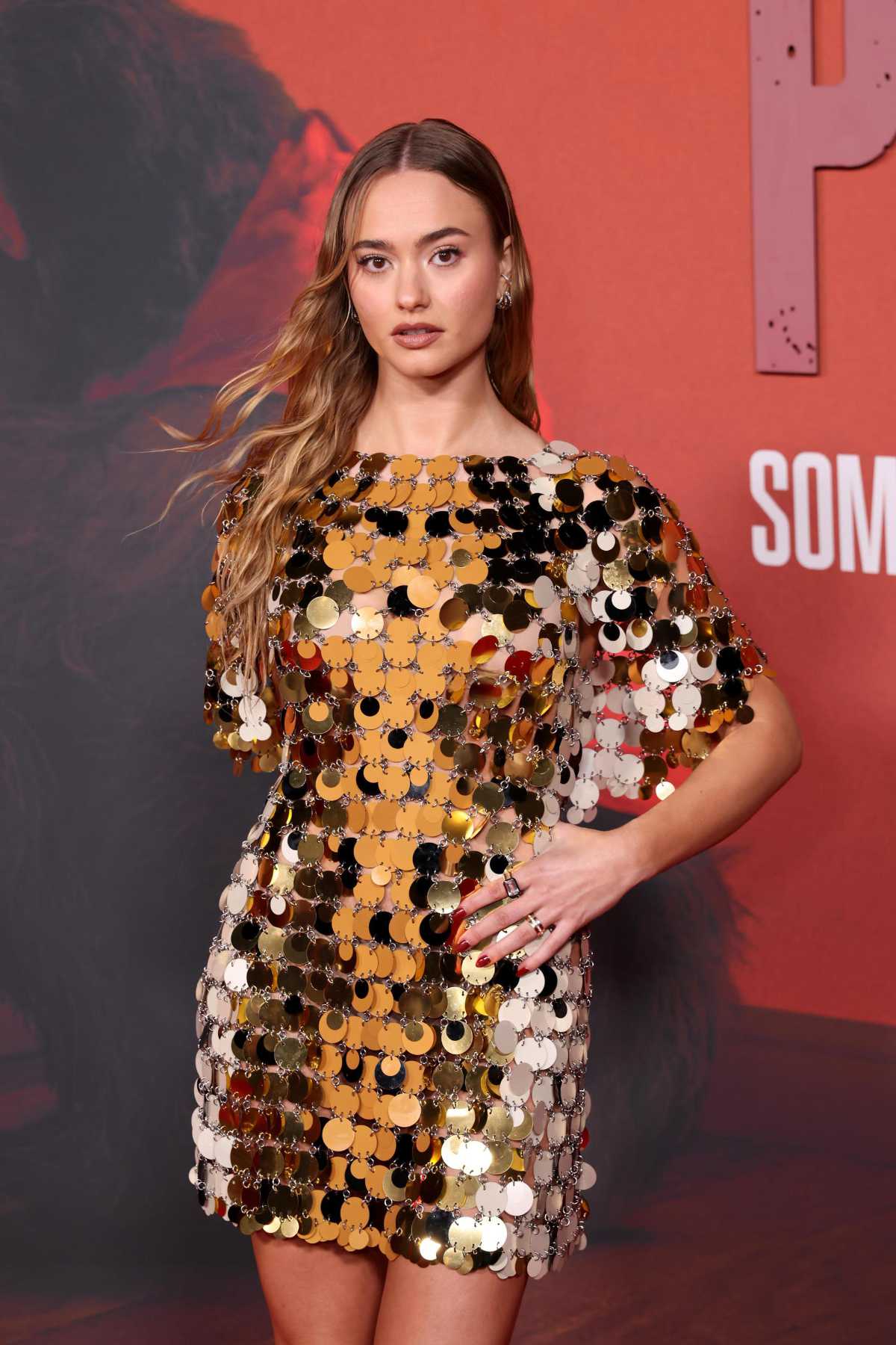 Johnny Sequoyah In Rabanne Sparkle: A Red Carpet Fashion Statement