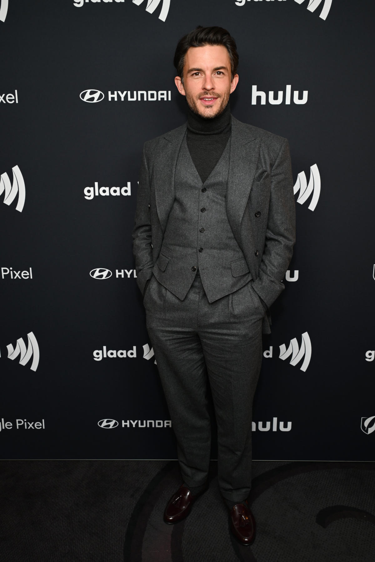 Jonathan Bailey Wears Dunhill To The 35th GLAAD Media Awards