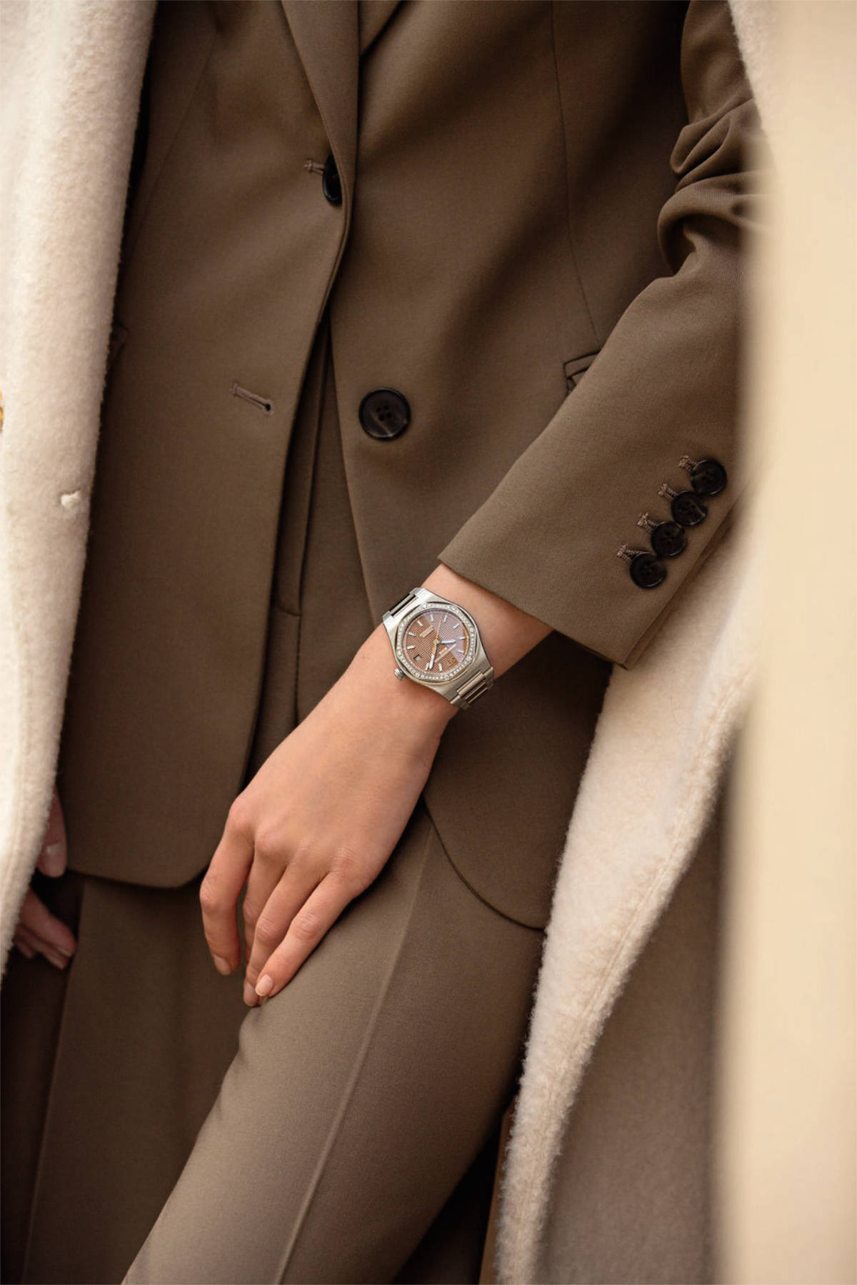 Girard-Perregaux Unveils Its New Laureato 38 MM Copper Diamond Bezel Watch