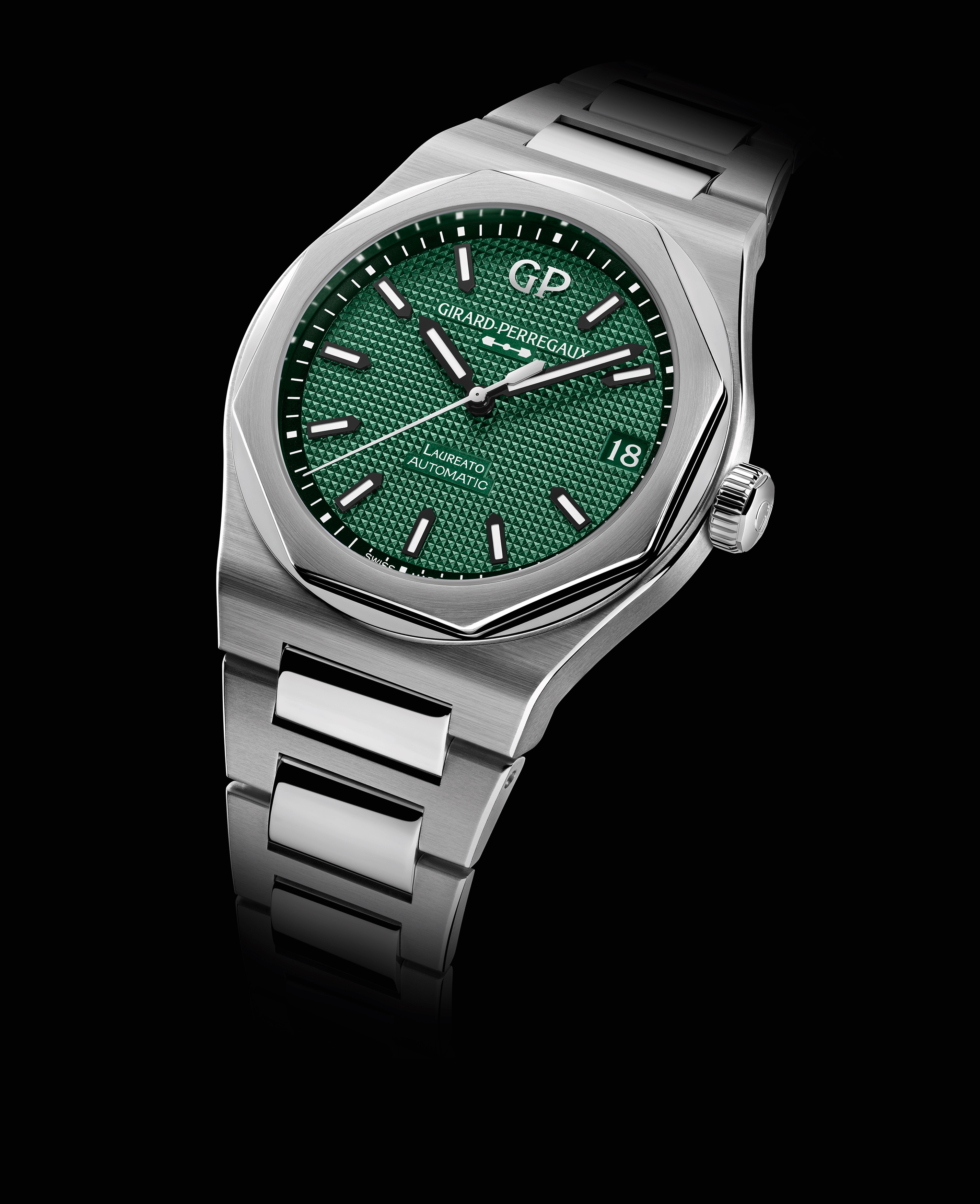 Girard­ Perregaux Released A New Addition To The Laureato Collection: Laureato 42mm Green