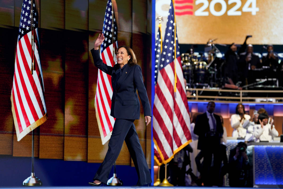 Kamala Harris In Chloé At The 2024 Democratic National Convention