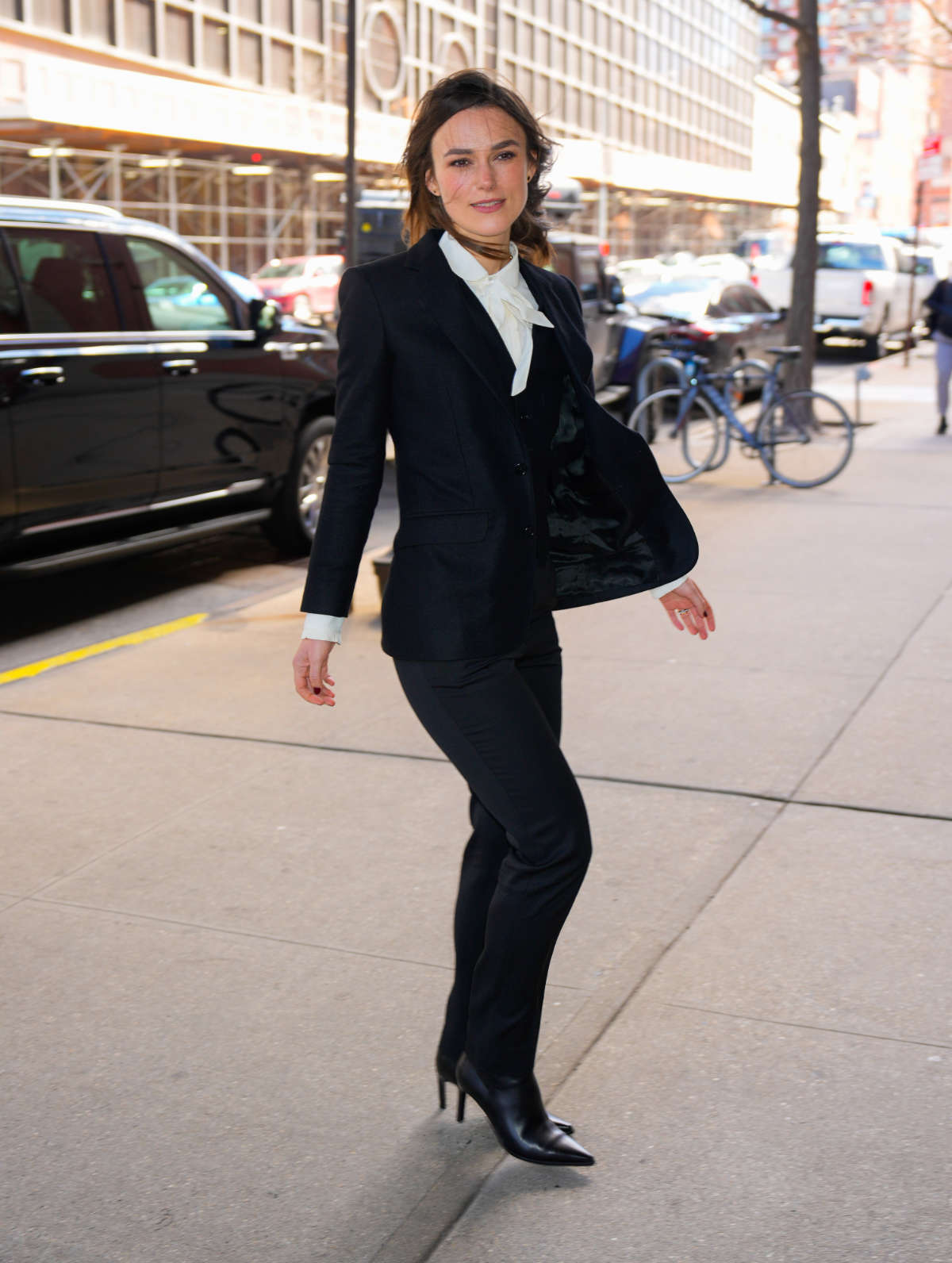 Keira Knightley In Celine In New York