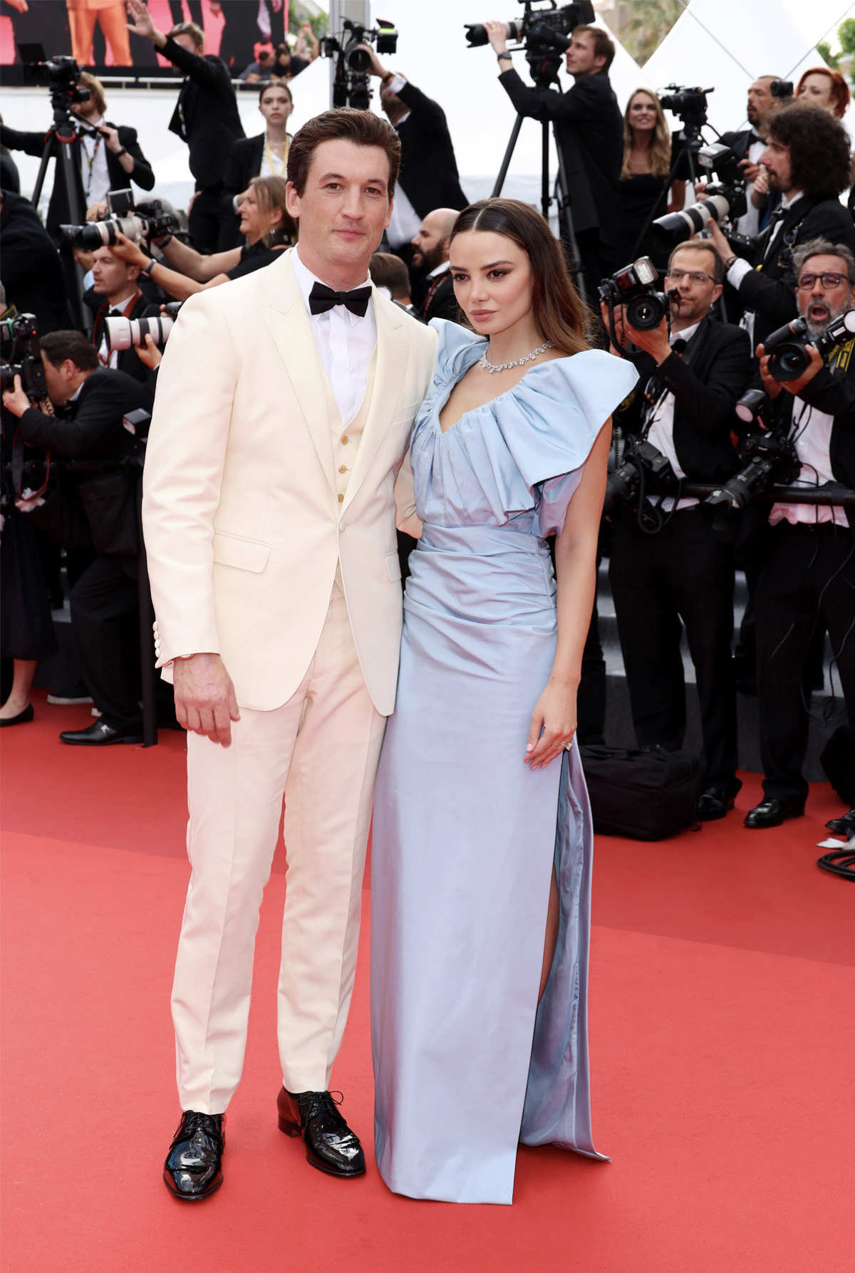 Keleigh And Miles Teller At 75th Cannes Film Festival